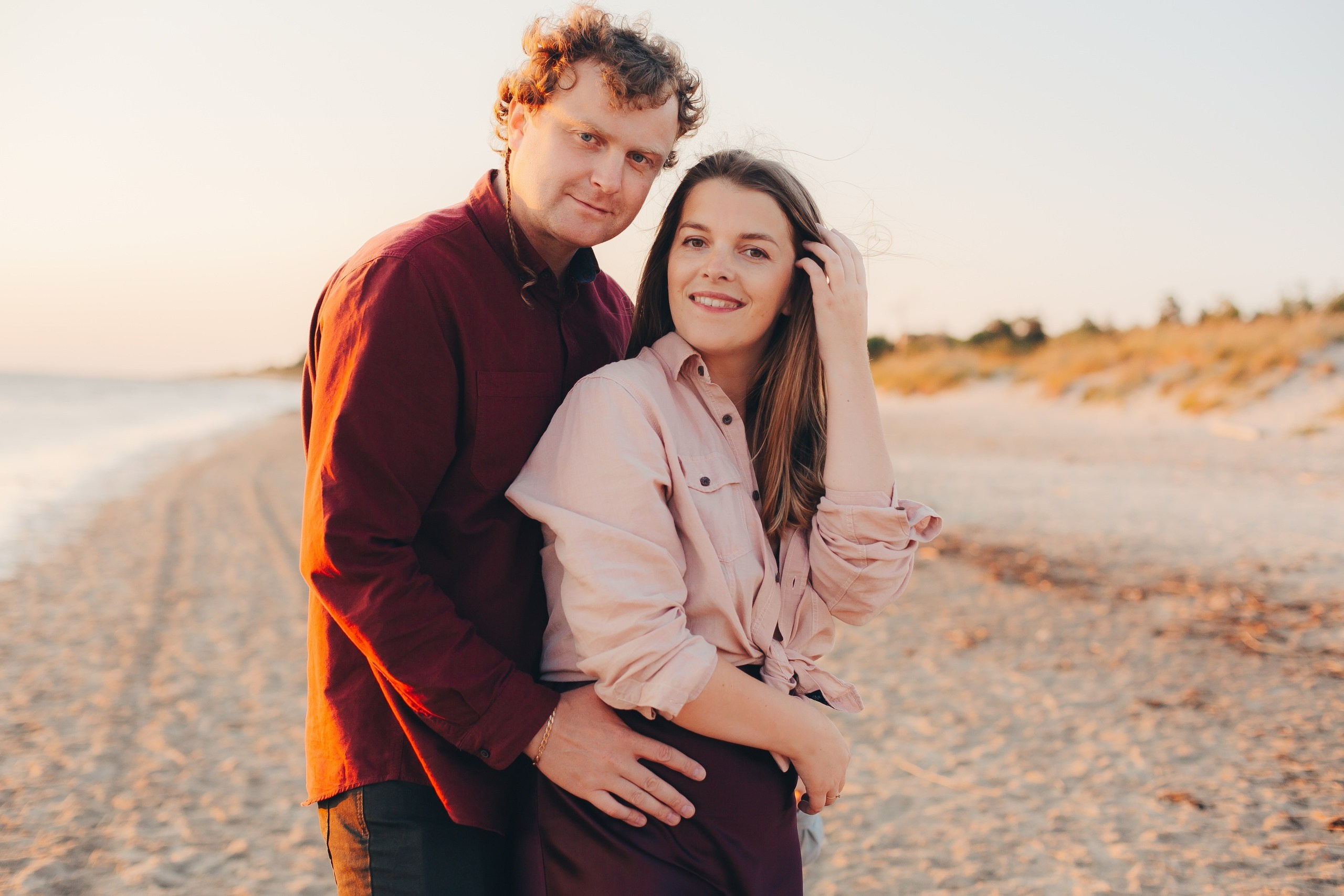Семейная фотосессия на закате. Фотограф Евгения Мальцева, Архангельск