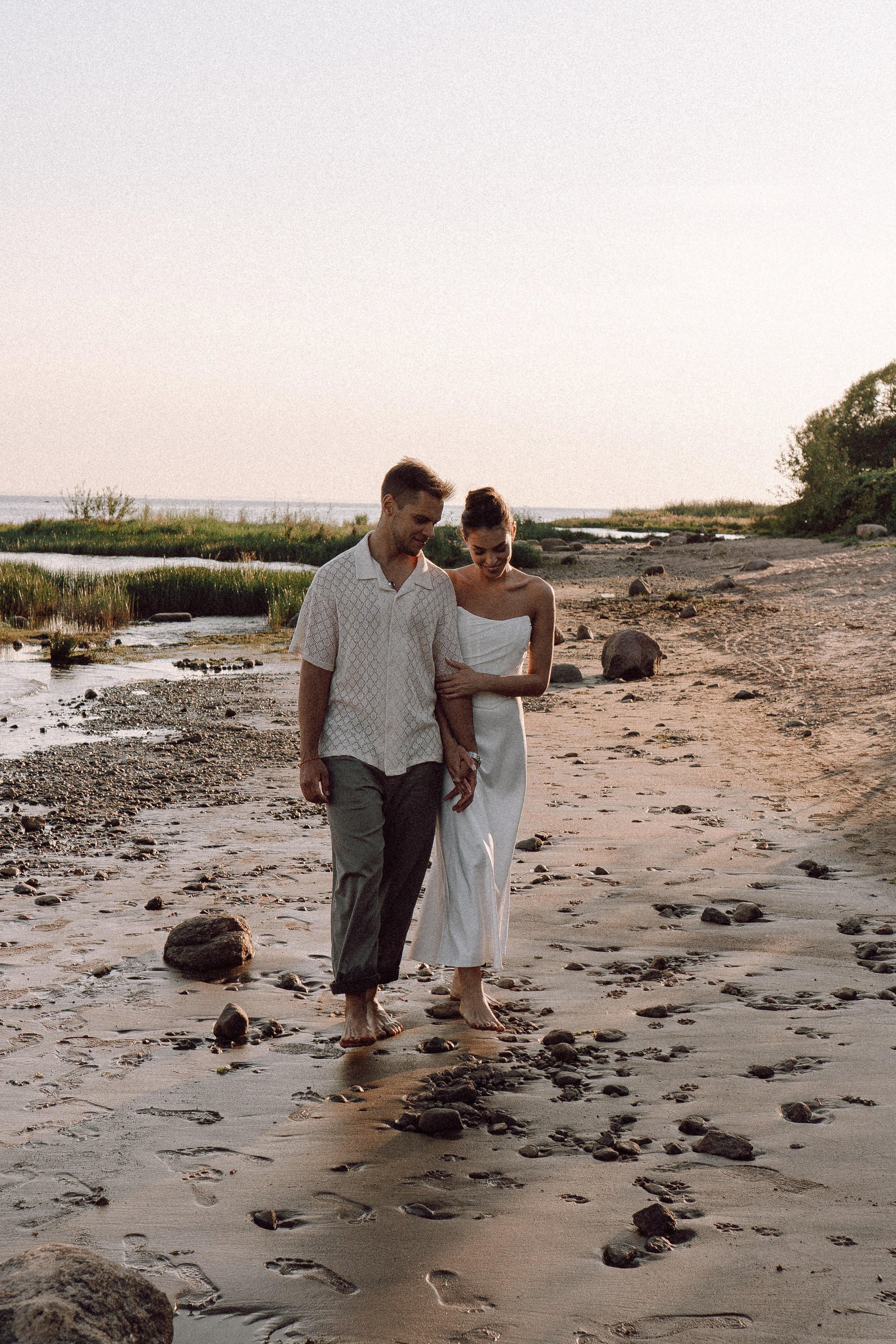 СВАДЕБНАЯ ФОТОСЕССИЯ ВЫЕЗДНОЙ ЦЕРЕМОНИИ (ФИНСКИЙ ЗАЛИВ). Профессиональный фотограф, Санкт-Петербург — Виктория Богомолова