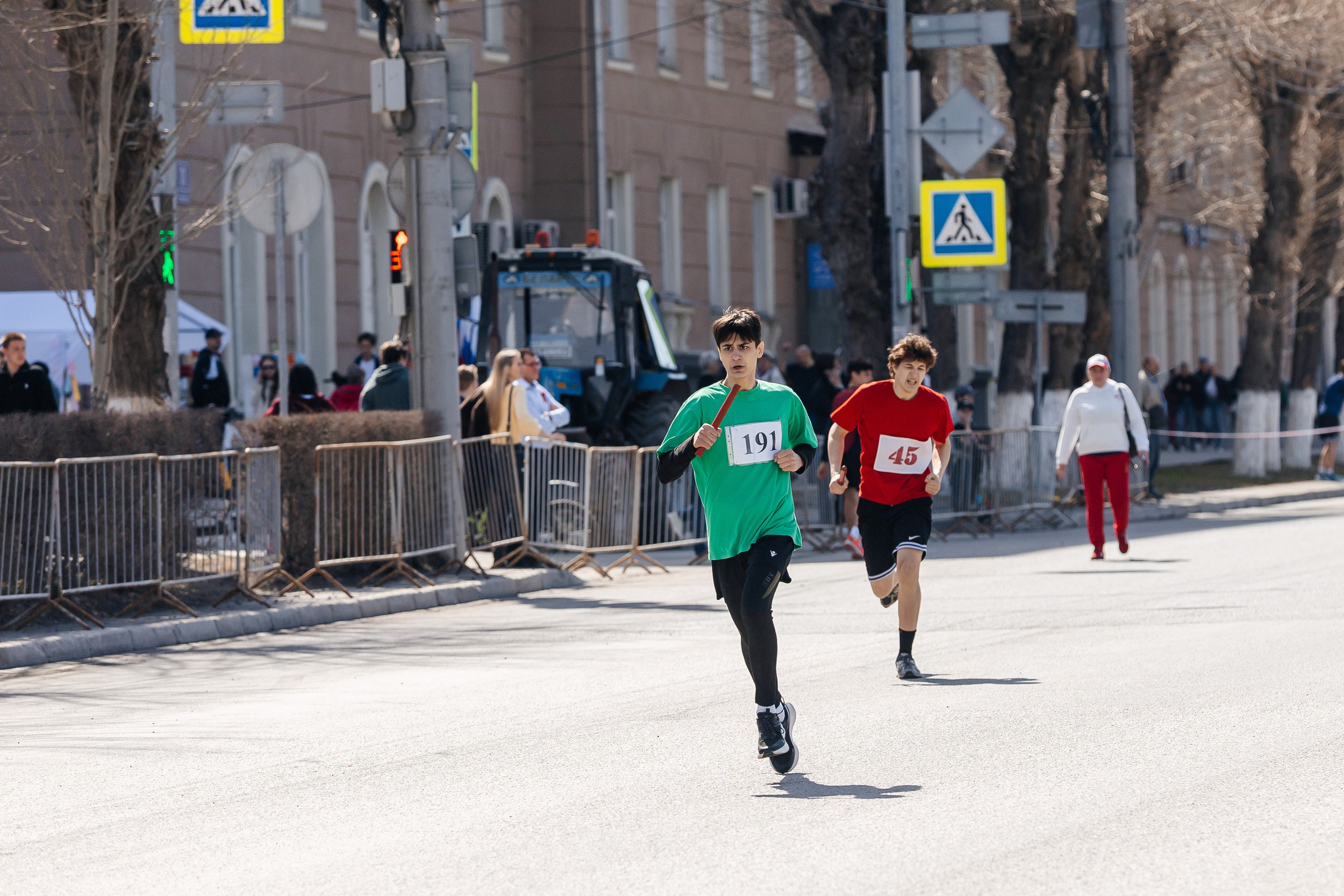 Легкоатлетическая эстафета памяти сибиряков-гвардейцев. Фотограф в Новосибирске Сергей Белов