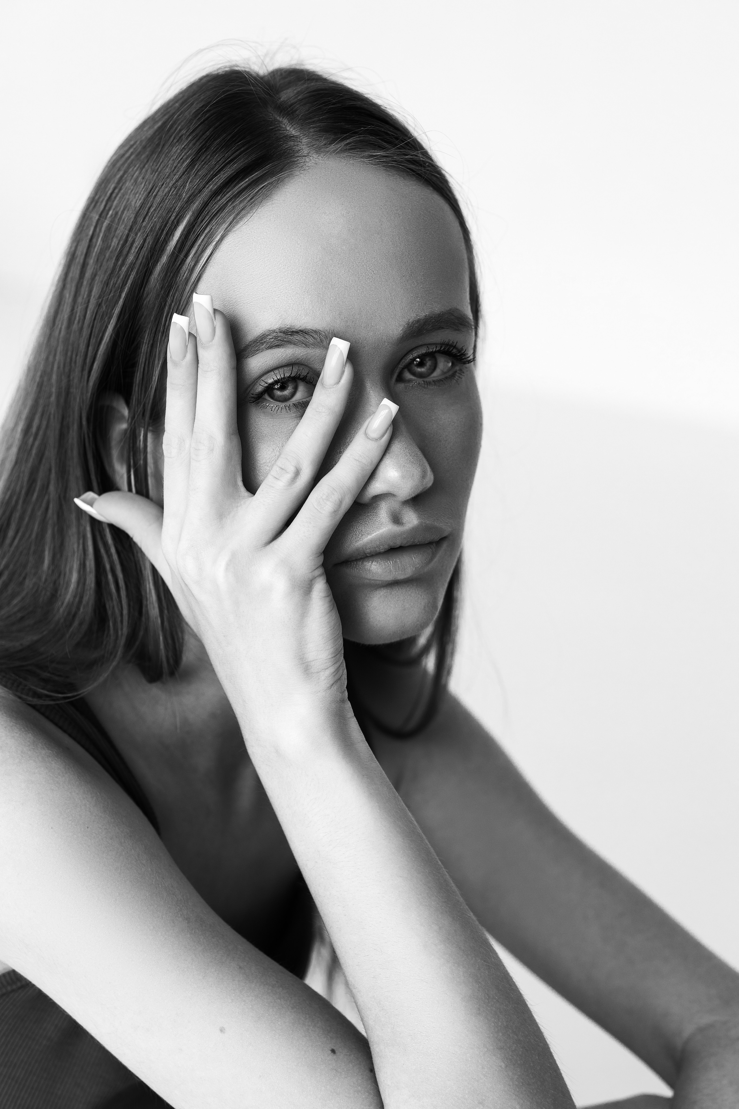 Женский портрет в студии. Фотограф Минск