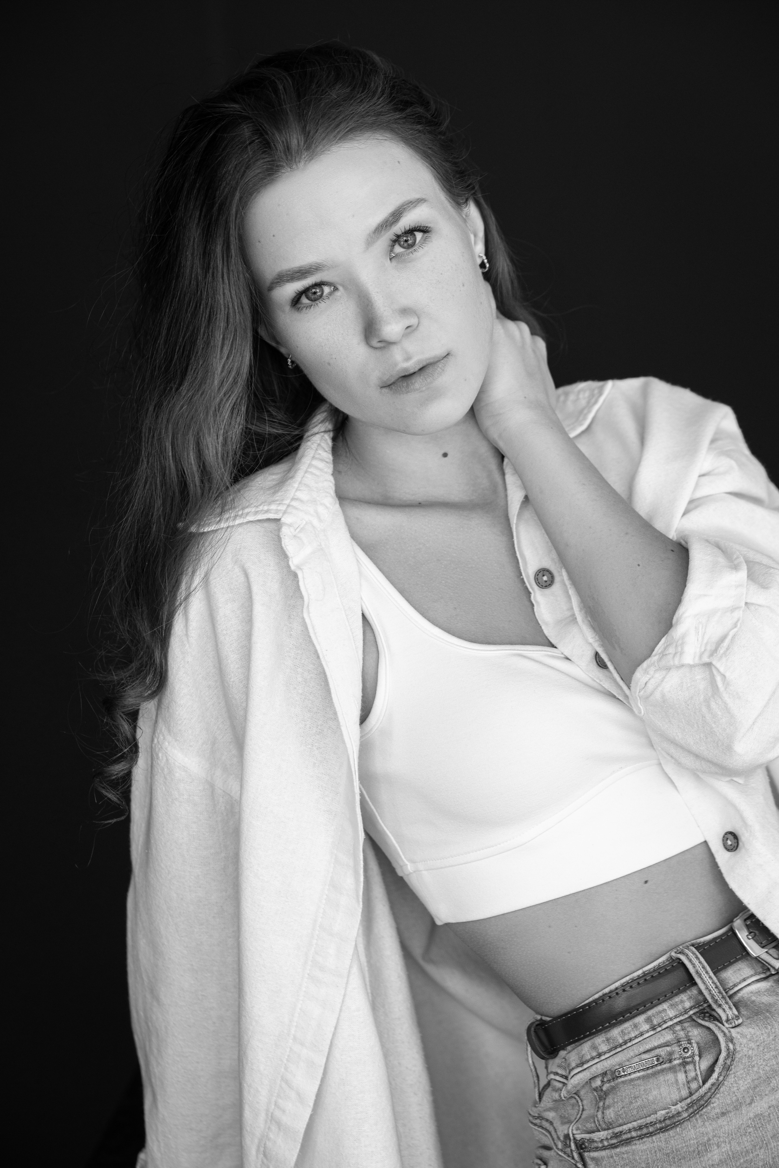 Женский портрет в студии. Фотограф Минск