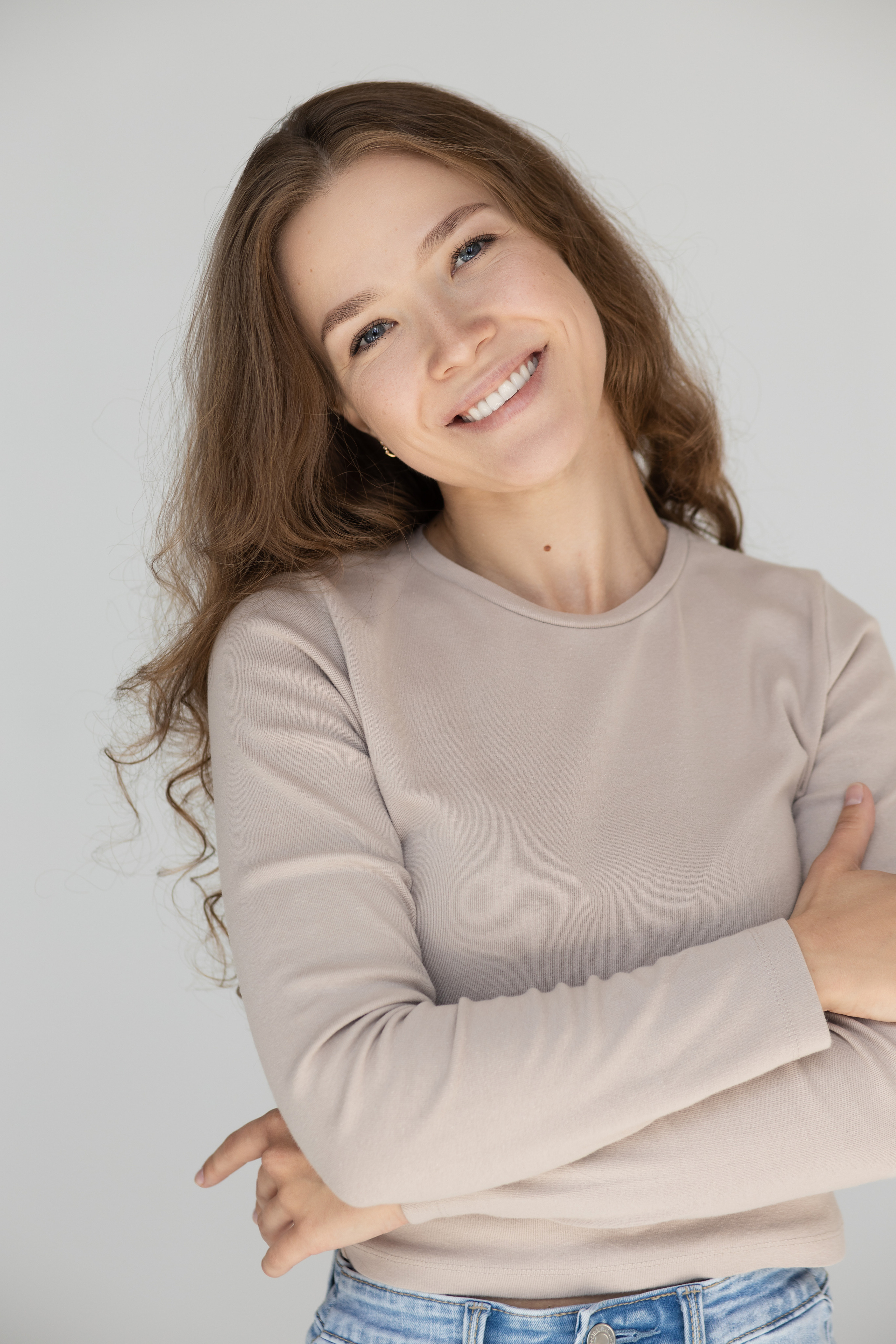 Женский портрет в студии. Фотограф Минск