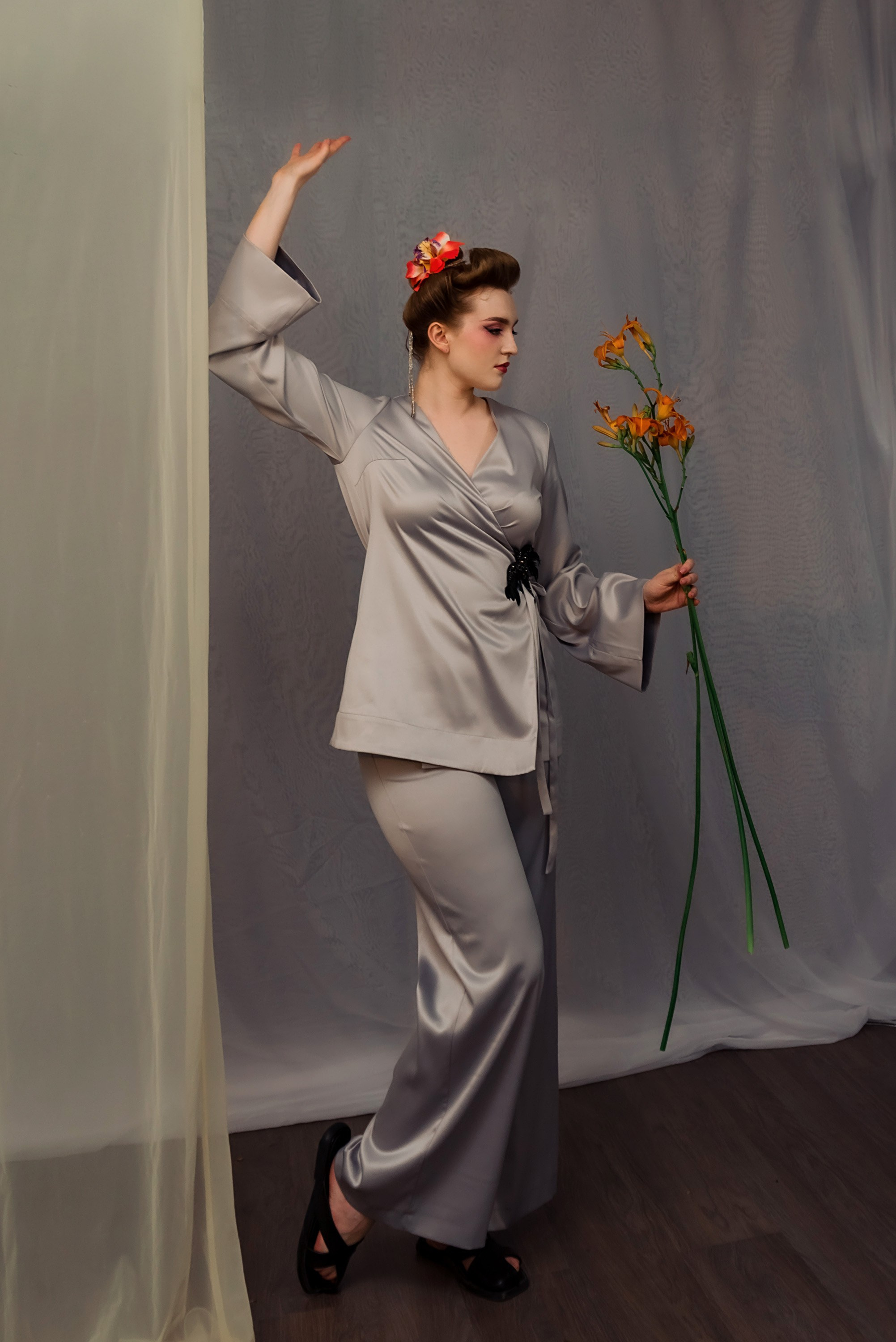 Съемка в стиле Гейша. Фотограф Тула творческие фотосессии недорого Ольга Ромашина