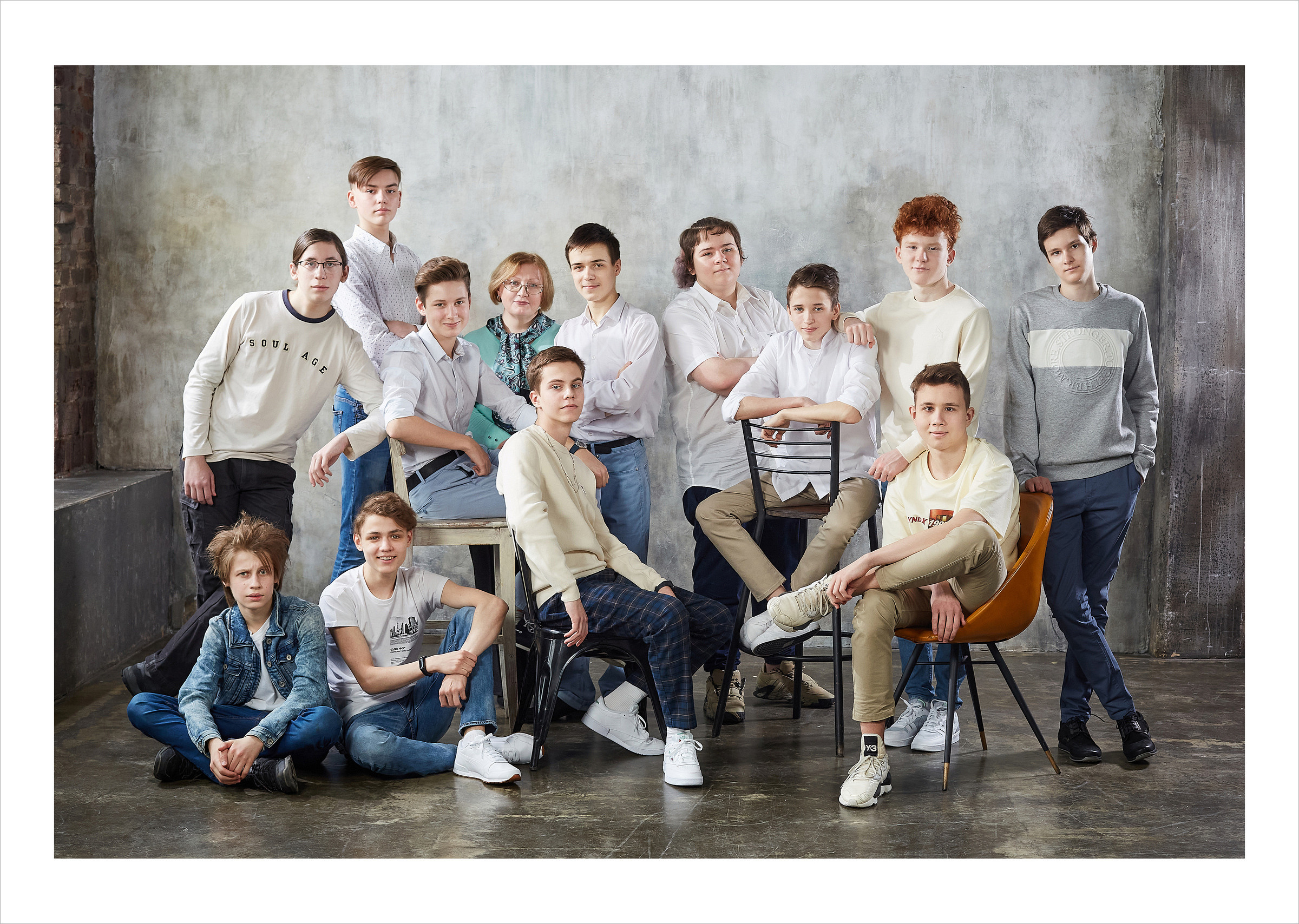 9 класс. Студия. Школьный фотограф Сергей Беликов