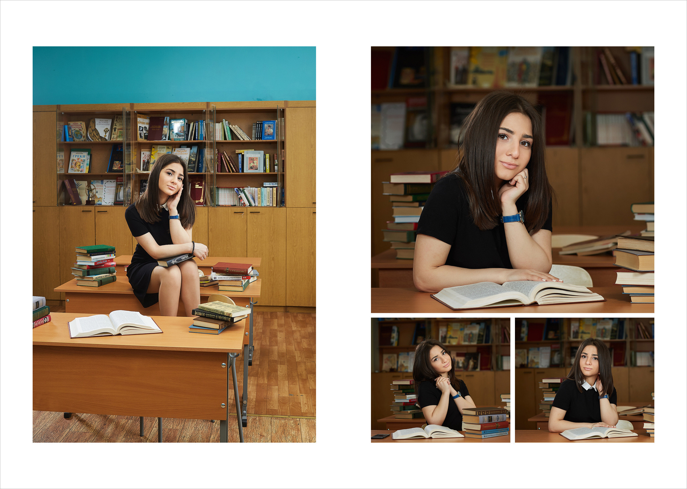 11 класс. В школе. Школьный фотограф Сергей Беликов