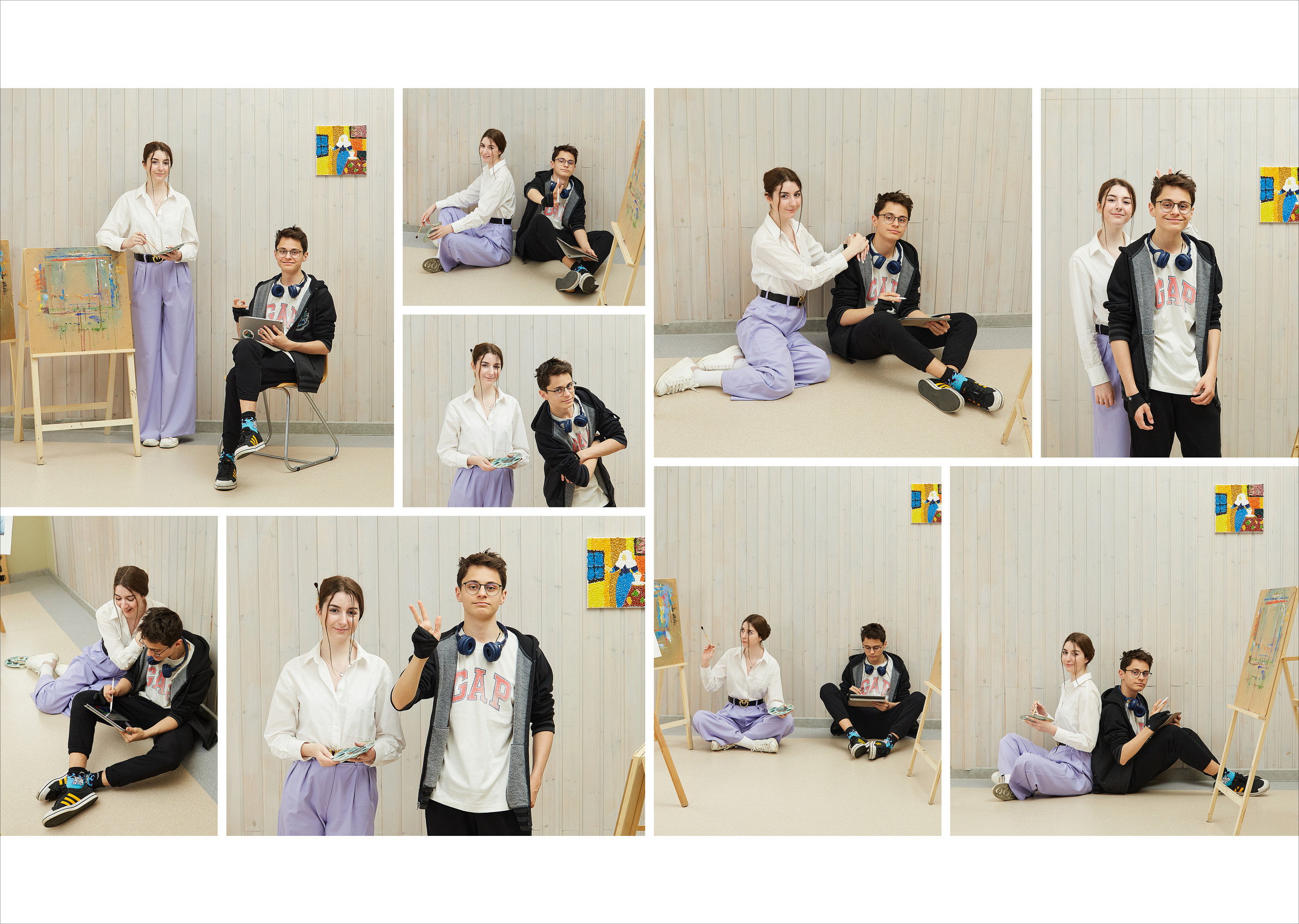 Выпускной альбом для 9 класса. Школьный фотограф Сергей Беликов