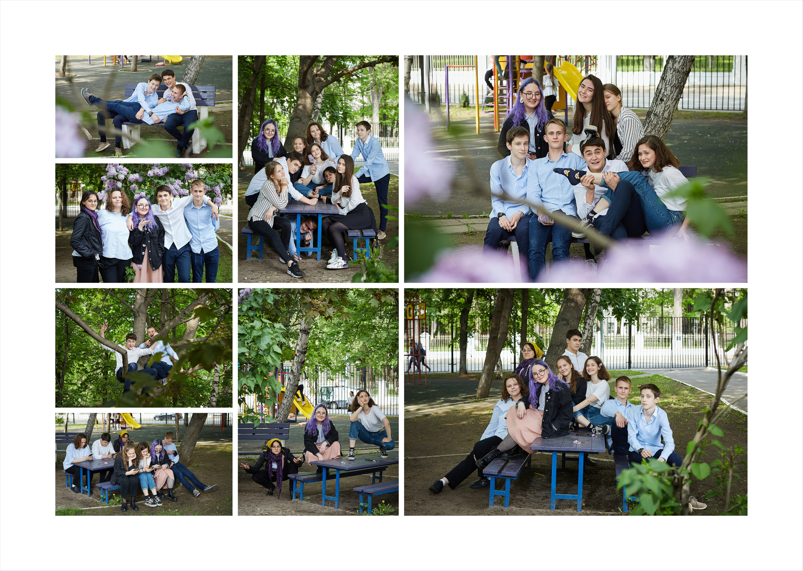 9 класс. В школе. Школьный фотограф Сергей Беликов