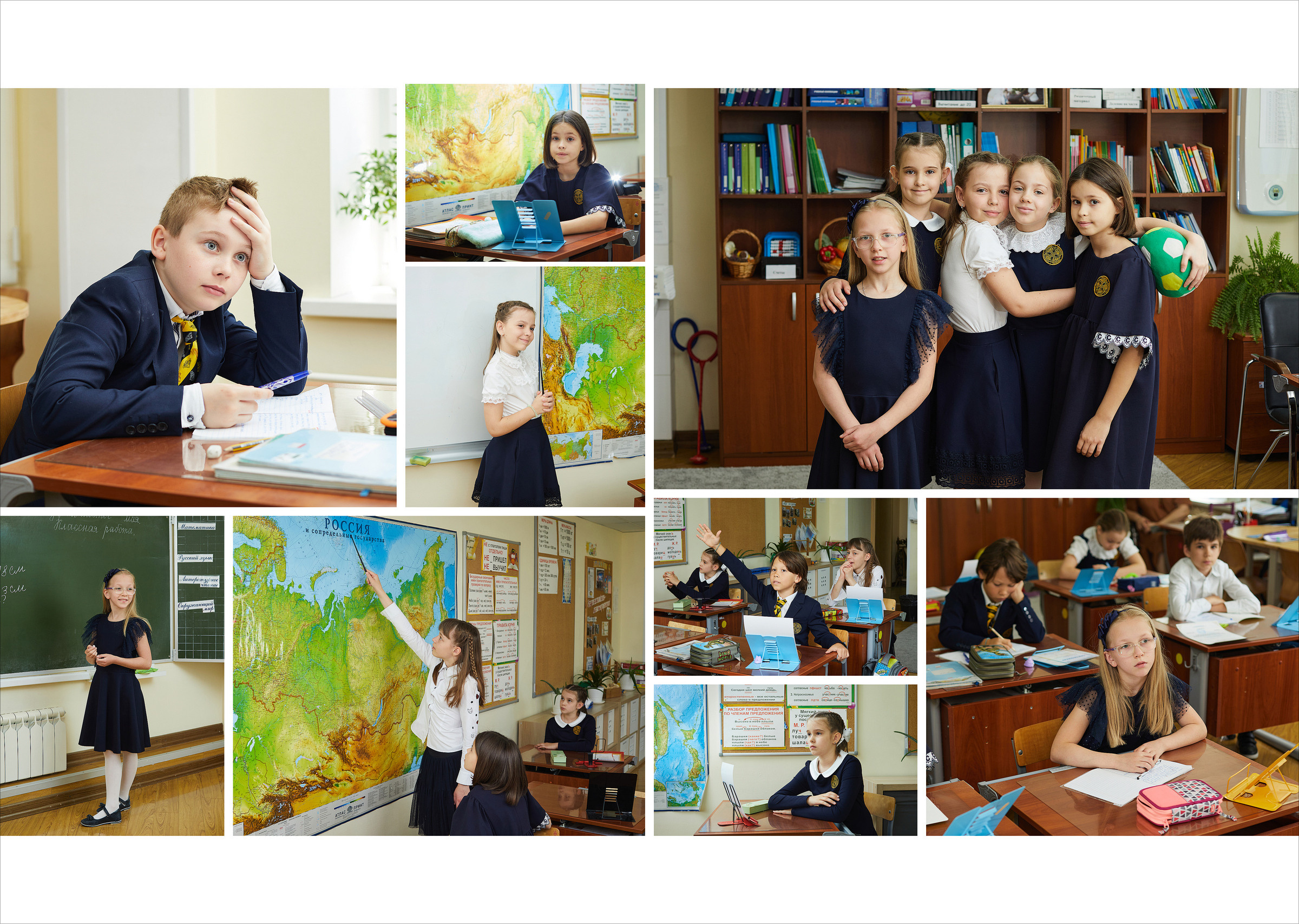 Классный школьный альбом. Школьный фотограф Сергей Беликов