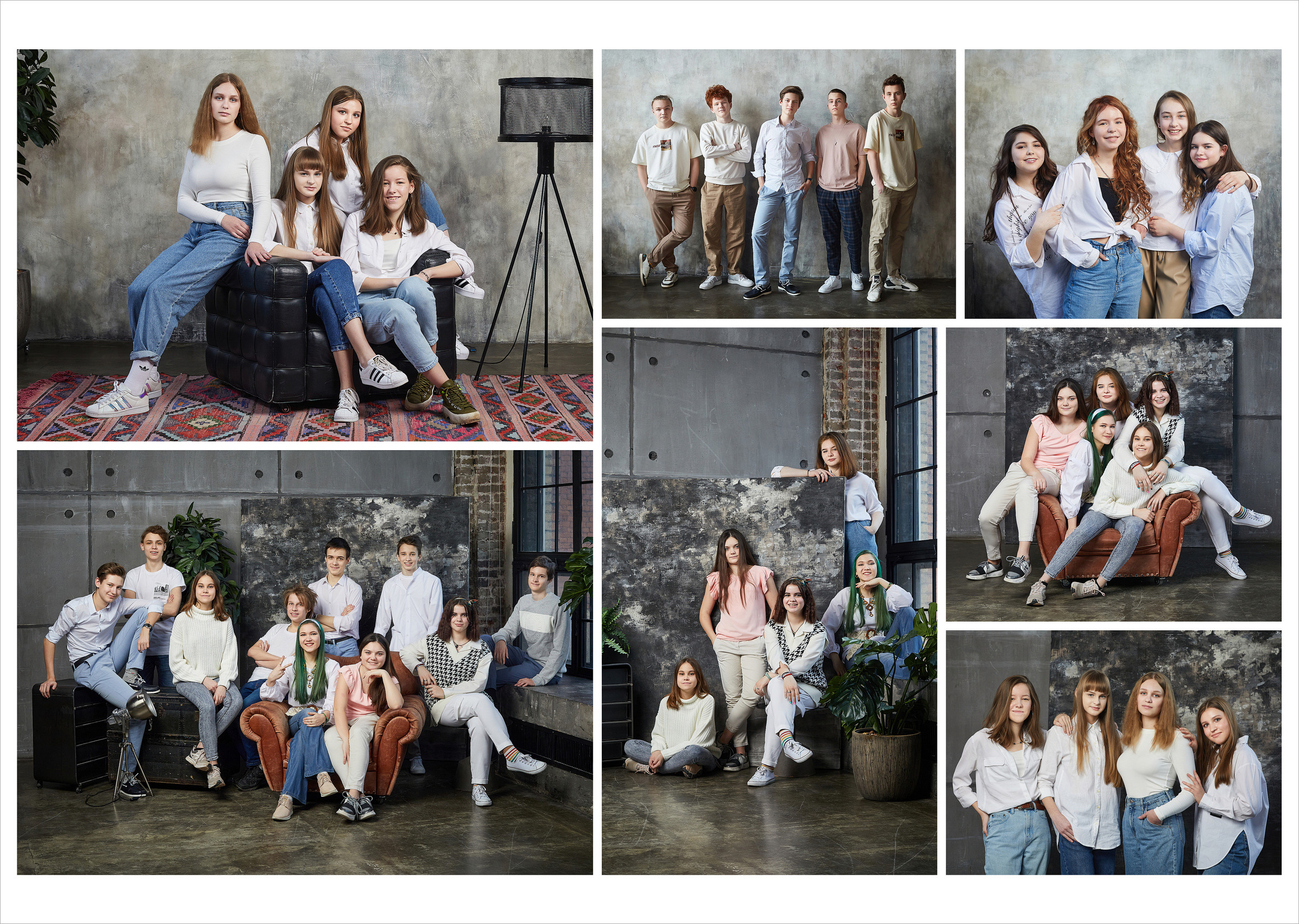9 класс. Студия. Школьный фотограф Сергей Беликов