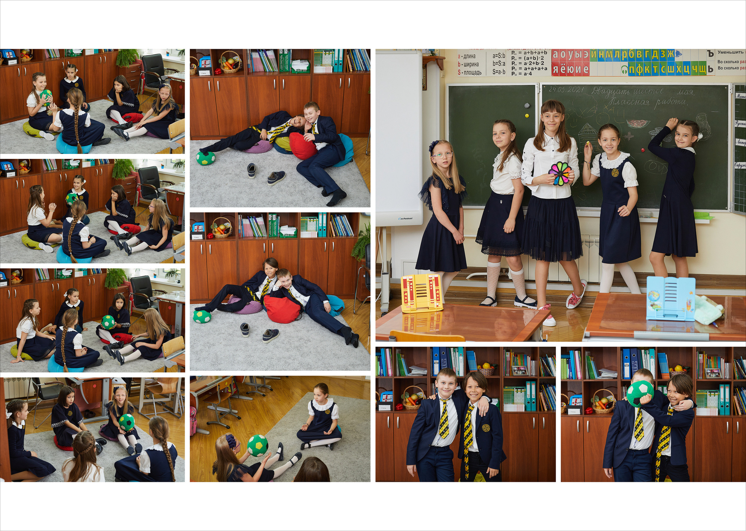 Классный школьный альбом. Школьный фотограф Сергей Беликов