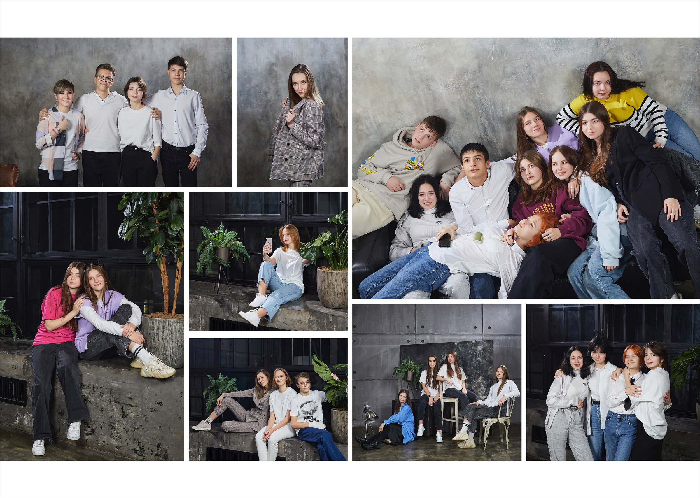 Школьный альбом 9 класса. Школьный фотограф Сергей Беликов