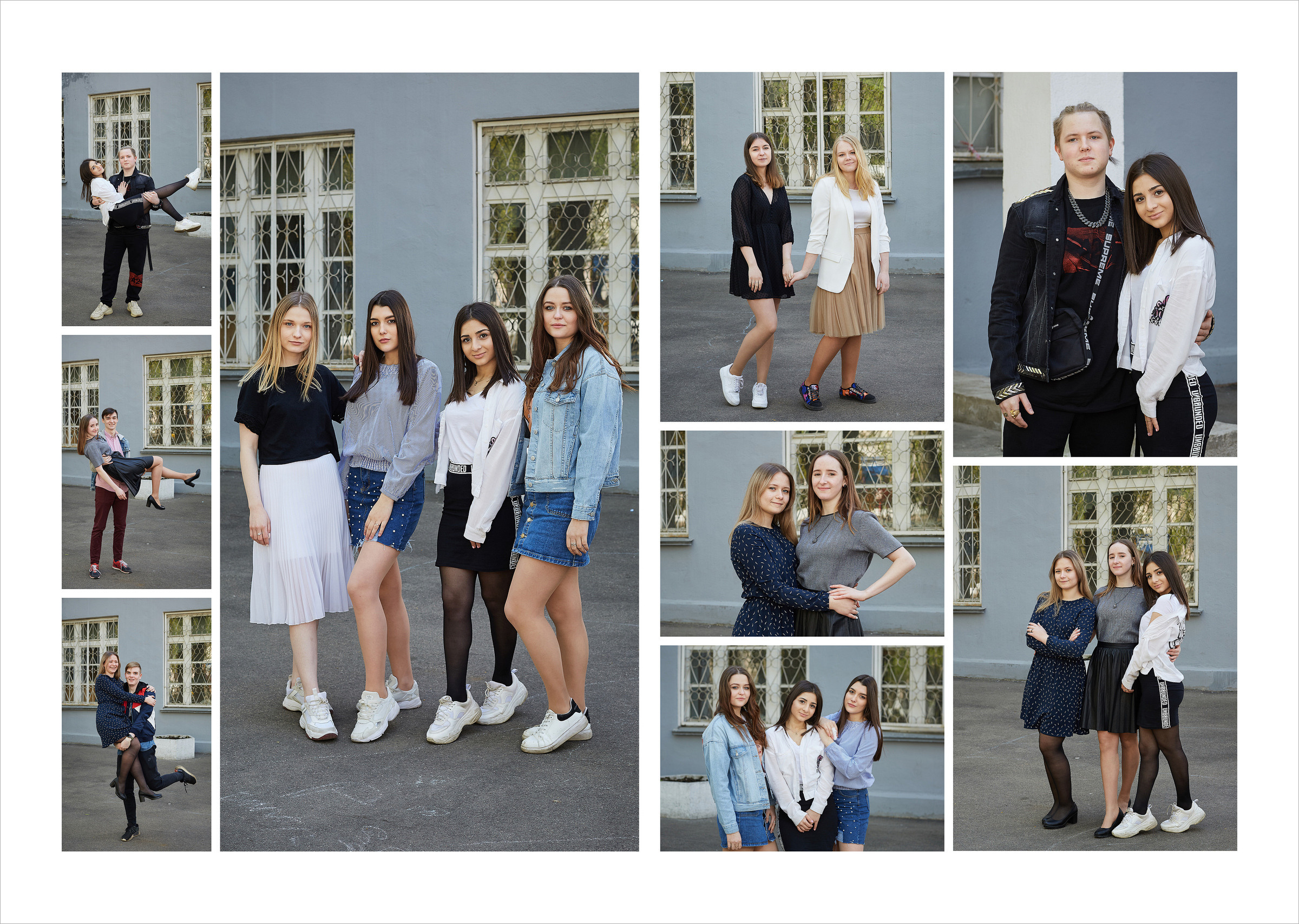 11 класс. В школе. Школьный фотограф Сергей Беликов