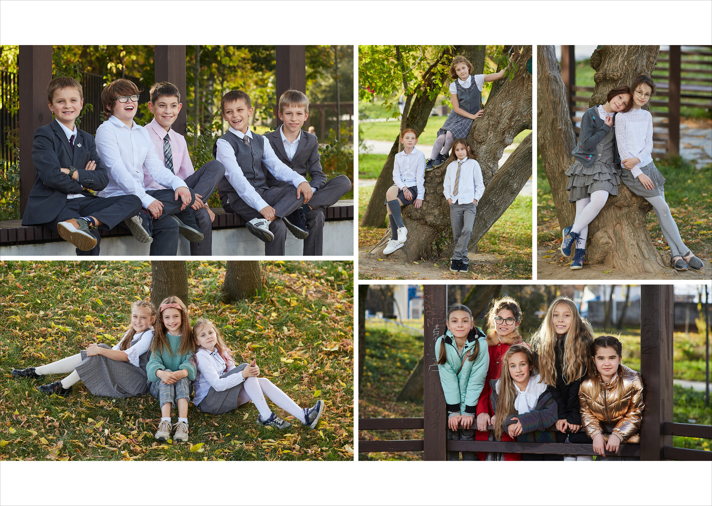 Выпускной альбом для 4 класс. Школьный фотограф Сергей Беликов