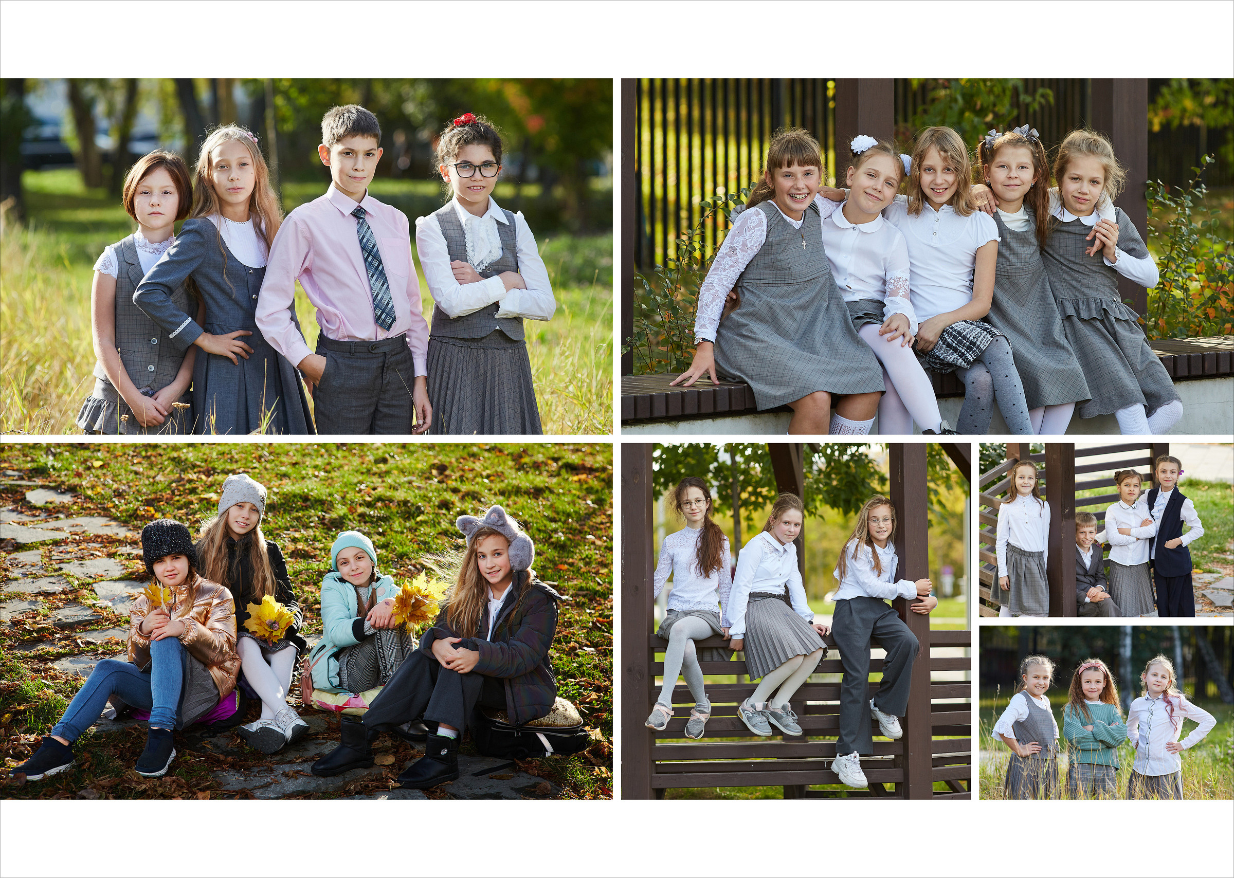 Выпускной альбом для 4 класс. Школьный фотограф Сергей Беликов