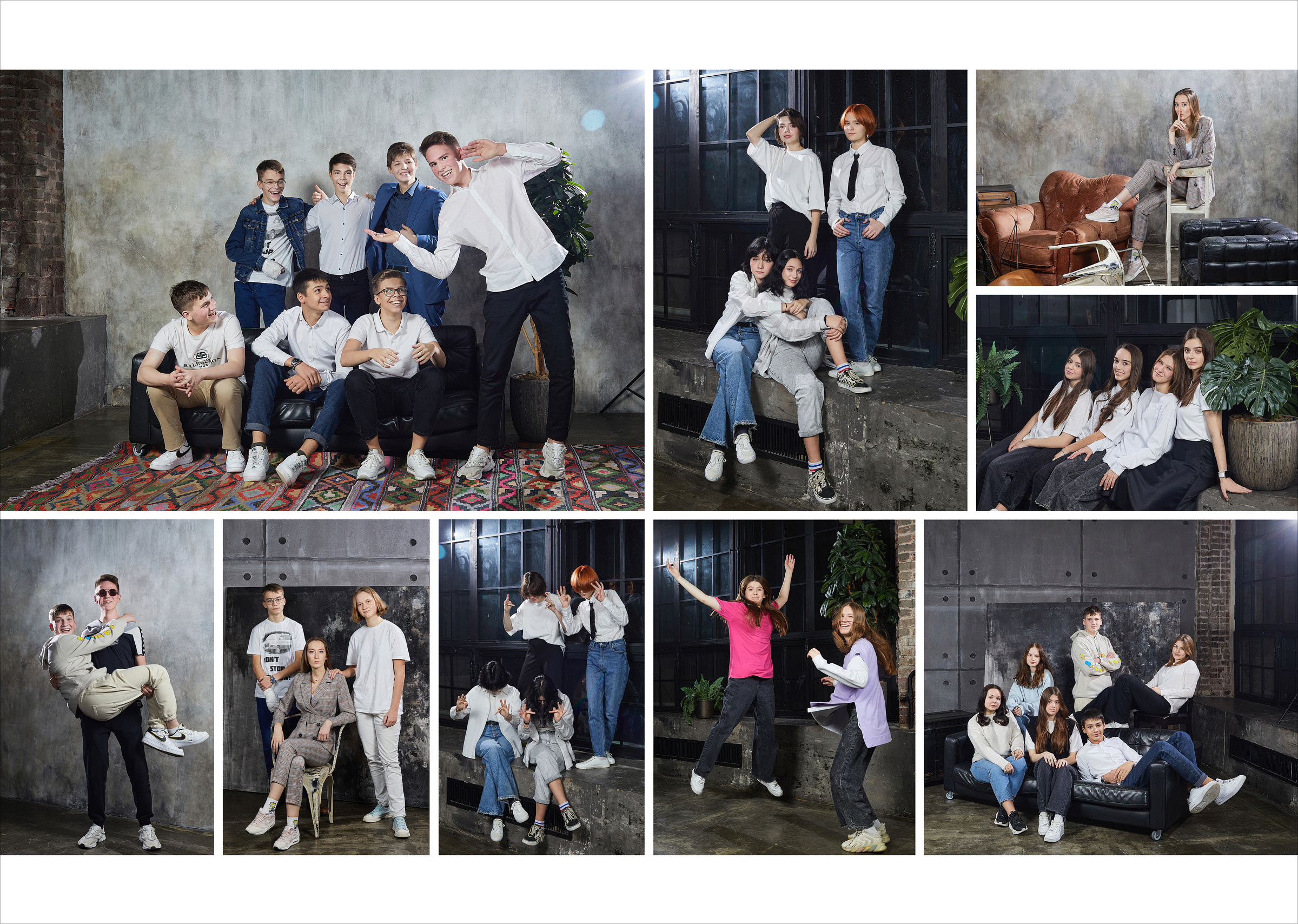 Школьный альбом 9 класса. Школьный фотограф Сергей Беликов