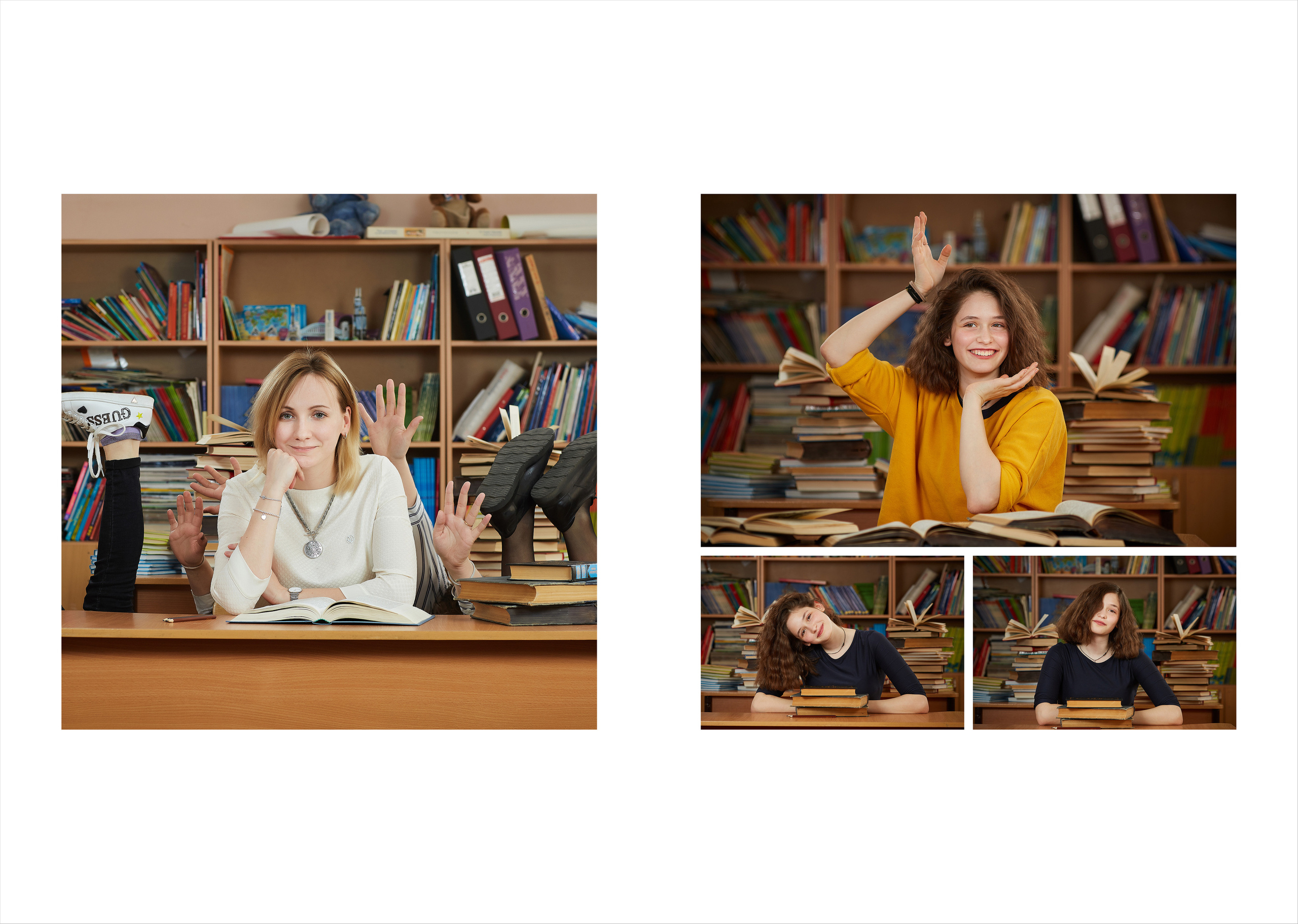 9 класс. В школе. Школьный фотограф Сергей Беликов