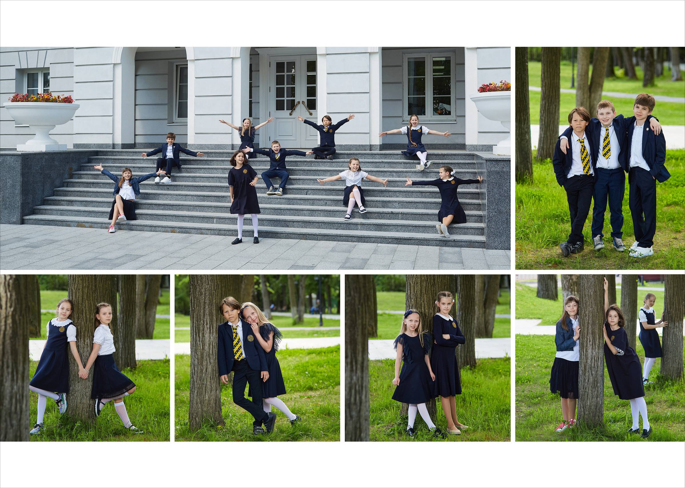 Классный школьный альбом. Школьный фотограф Сергей Беликов