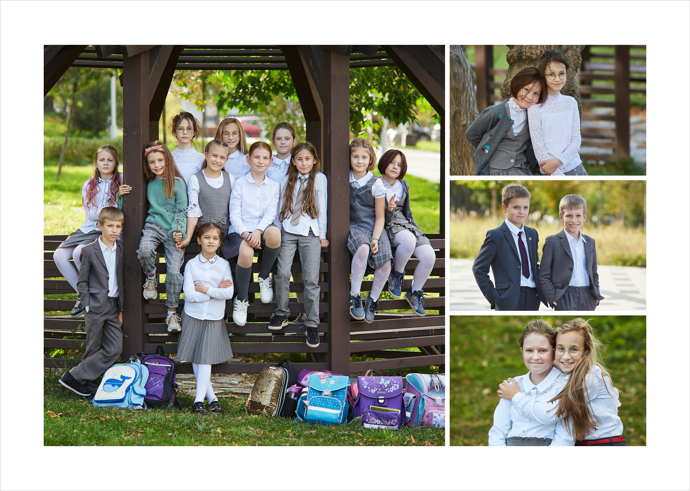 Выпускной альбом для 4 класс. Школьный фотограф Сергей Беликов