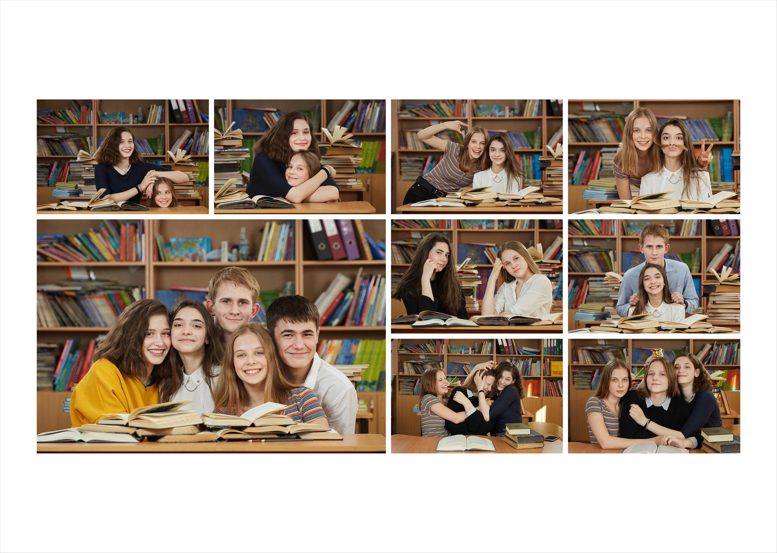 9 класс. В школе. Школьный фотограф Сергей Беликов