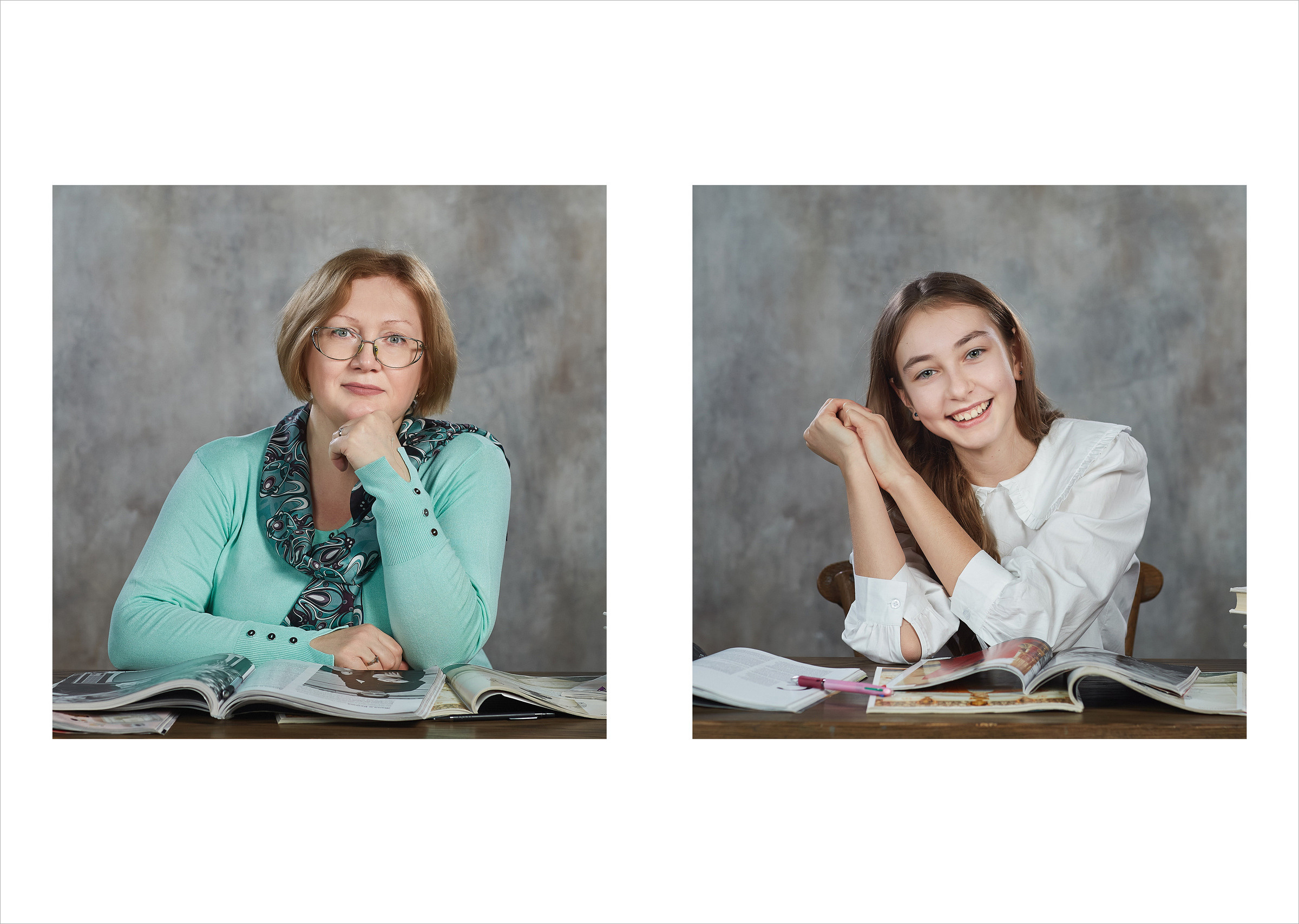 9 класс. Студия. Школьный фотограф Сергей Беликов