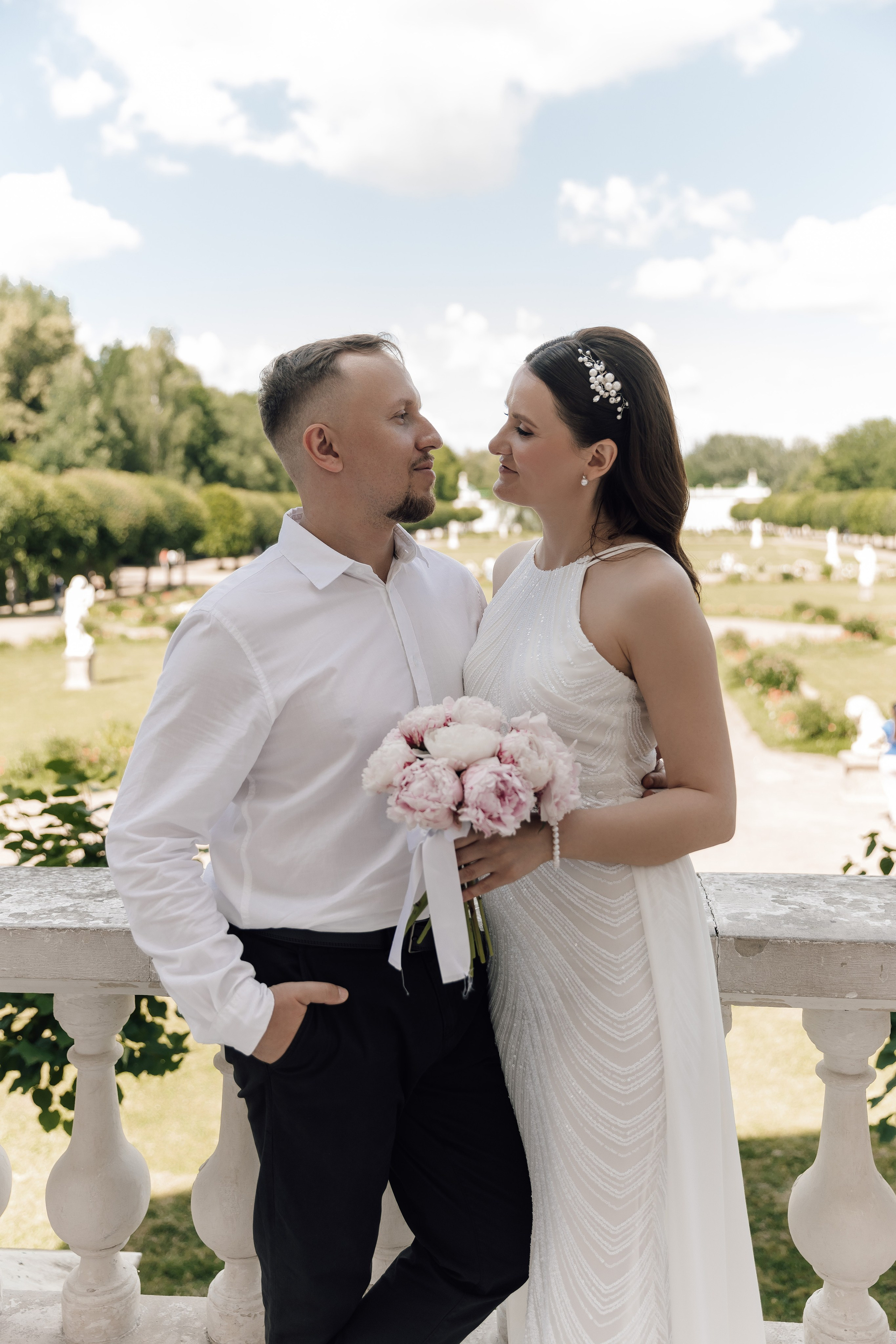 Сергей & Татьяна (Грибоедовский загс и прогулка в Кусково). Фотограф в Москве Юлия Хамзина
