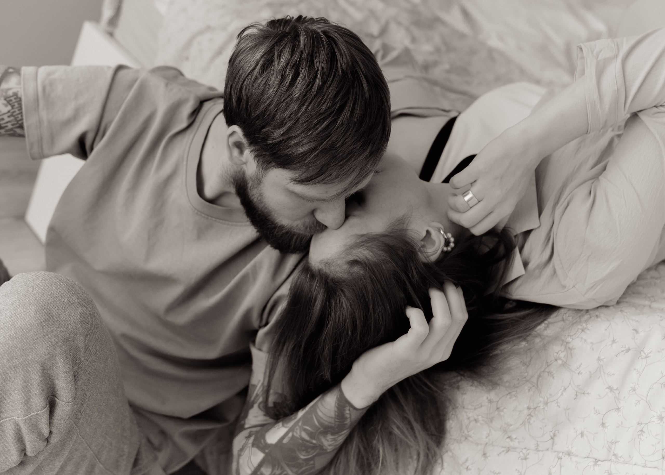 Катя и Андрей | домашняя. Фотограф в Новосибирске Диана Ильиных