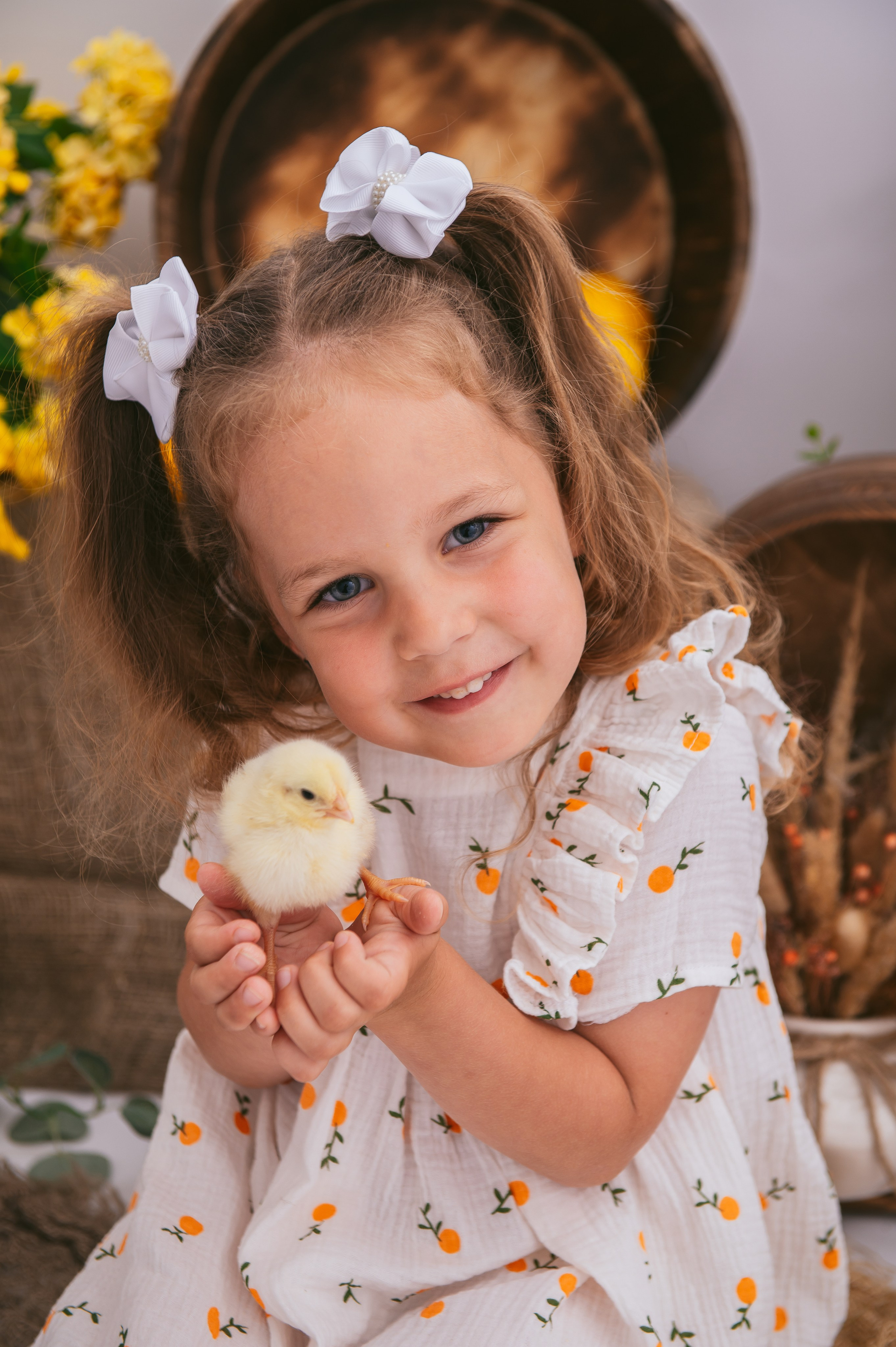 Цыплята. Детский фотограф Магадан