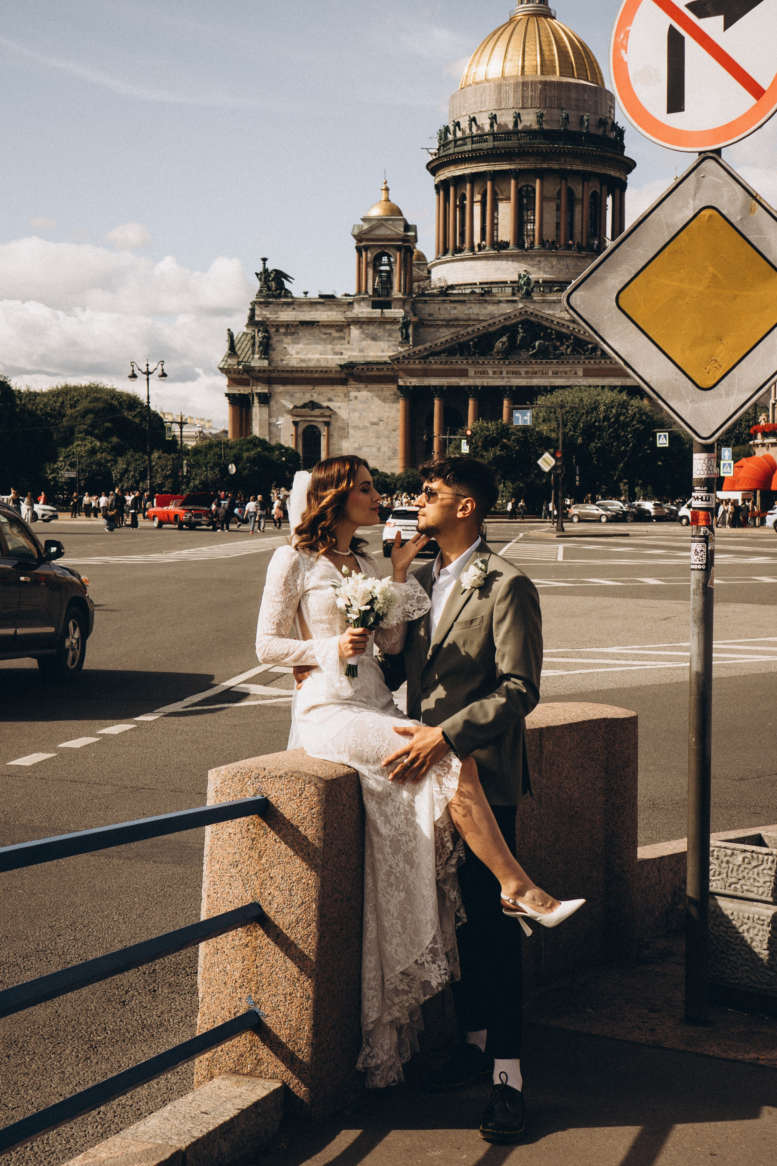 СВАДЕБНАЯ ПРОГУЛКА ВОЗЕ ИСАИКЕВСКОГО СОБОРА АСТОРИИ И ЗАКОНОДАЛЕТНОГО СОБРАНИЯ. Профессиональный фотограф, Санкт-Петербург — Виктория Богомолова