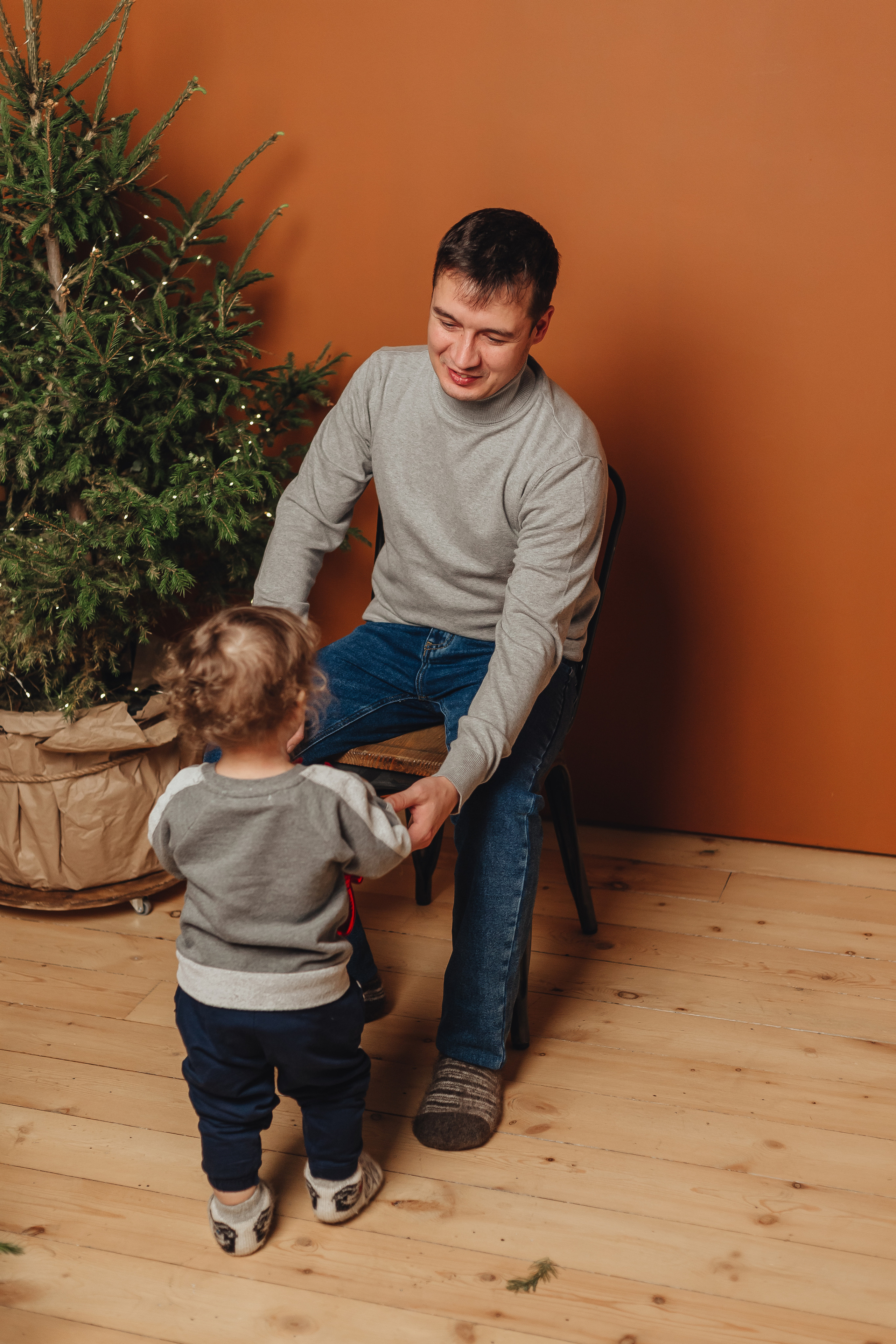 Семья. Фотосессия к Новому Году. Фотограф Мария Новоселова. Сургут