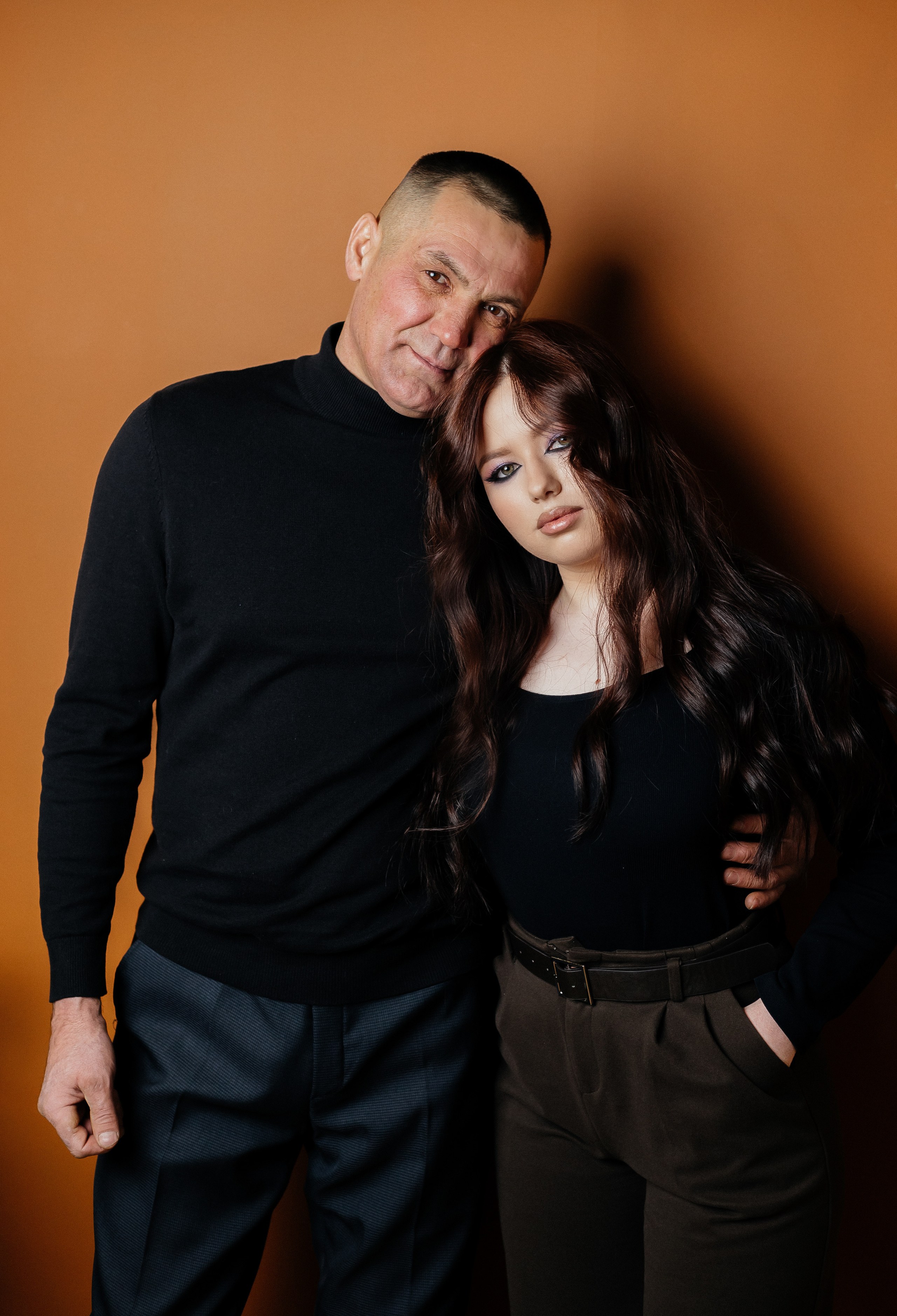 Фотосессия дочери и отца. Фотограф Мария Новоселова. Сургут