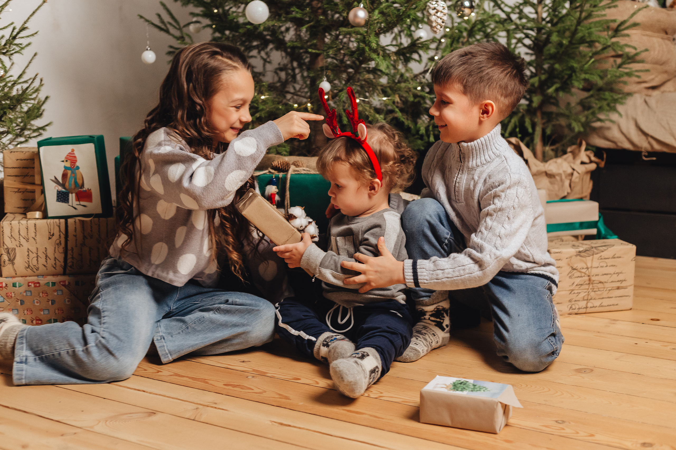 Семья. Фотосессия к Новому Году. Фотограф Мария Новоселова. Сургут