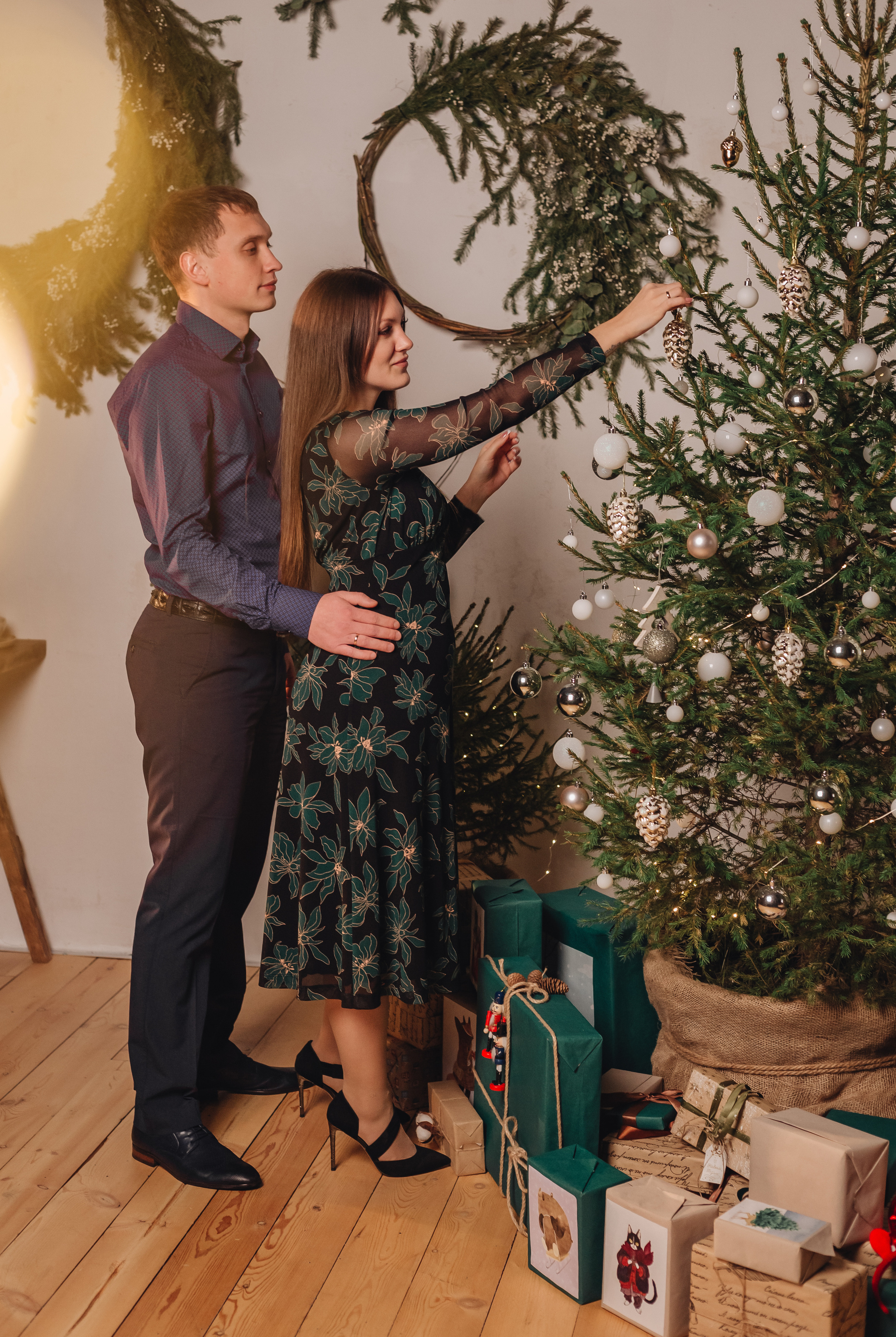 Владимир и Инна. Фотосессия к Новому году. Фотограф Мария Новоселова. Сургут