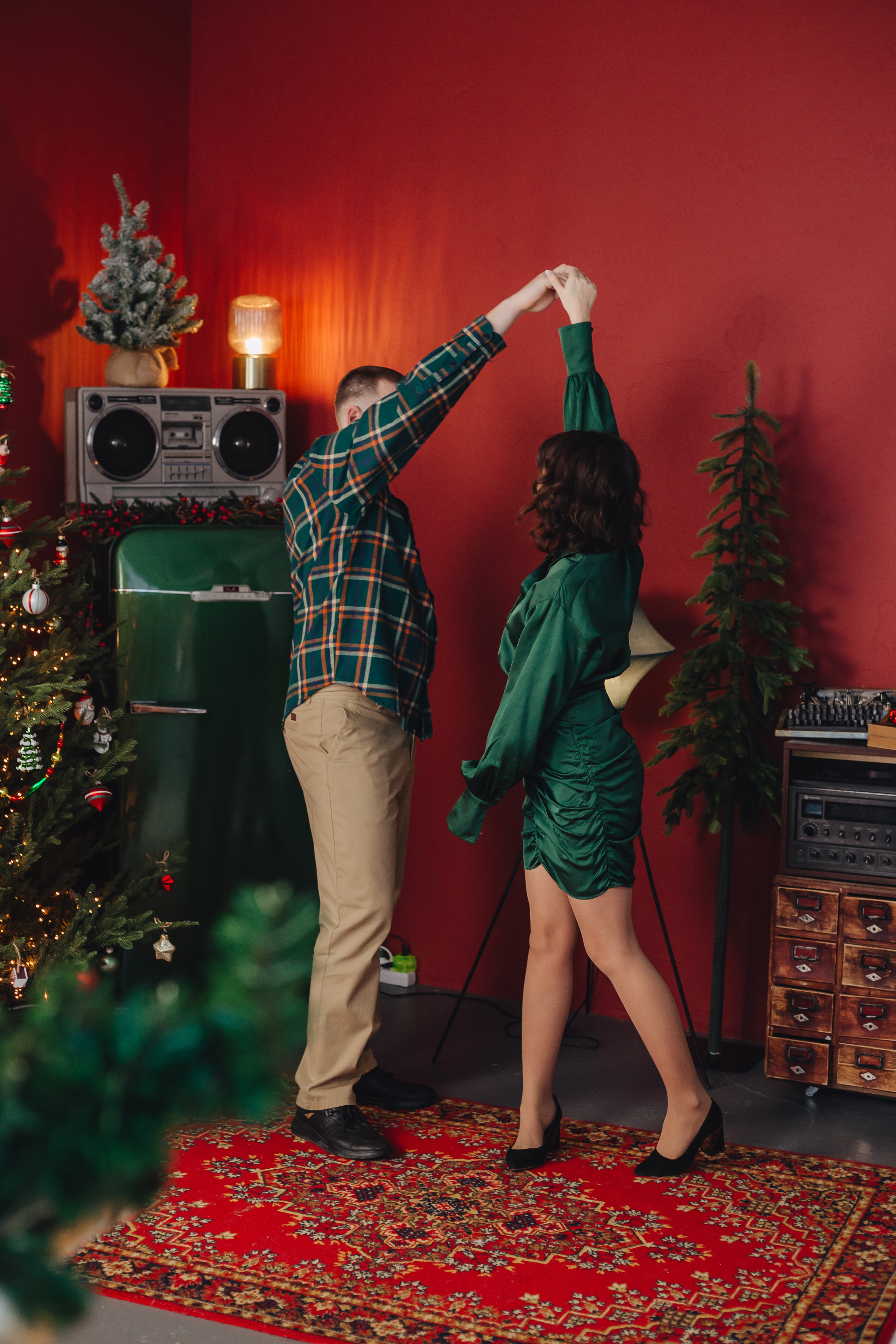 Новогодняя семейная фотосессия. Фотограф Мария Новоселова. Сургут