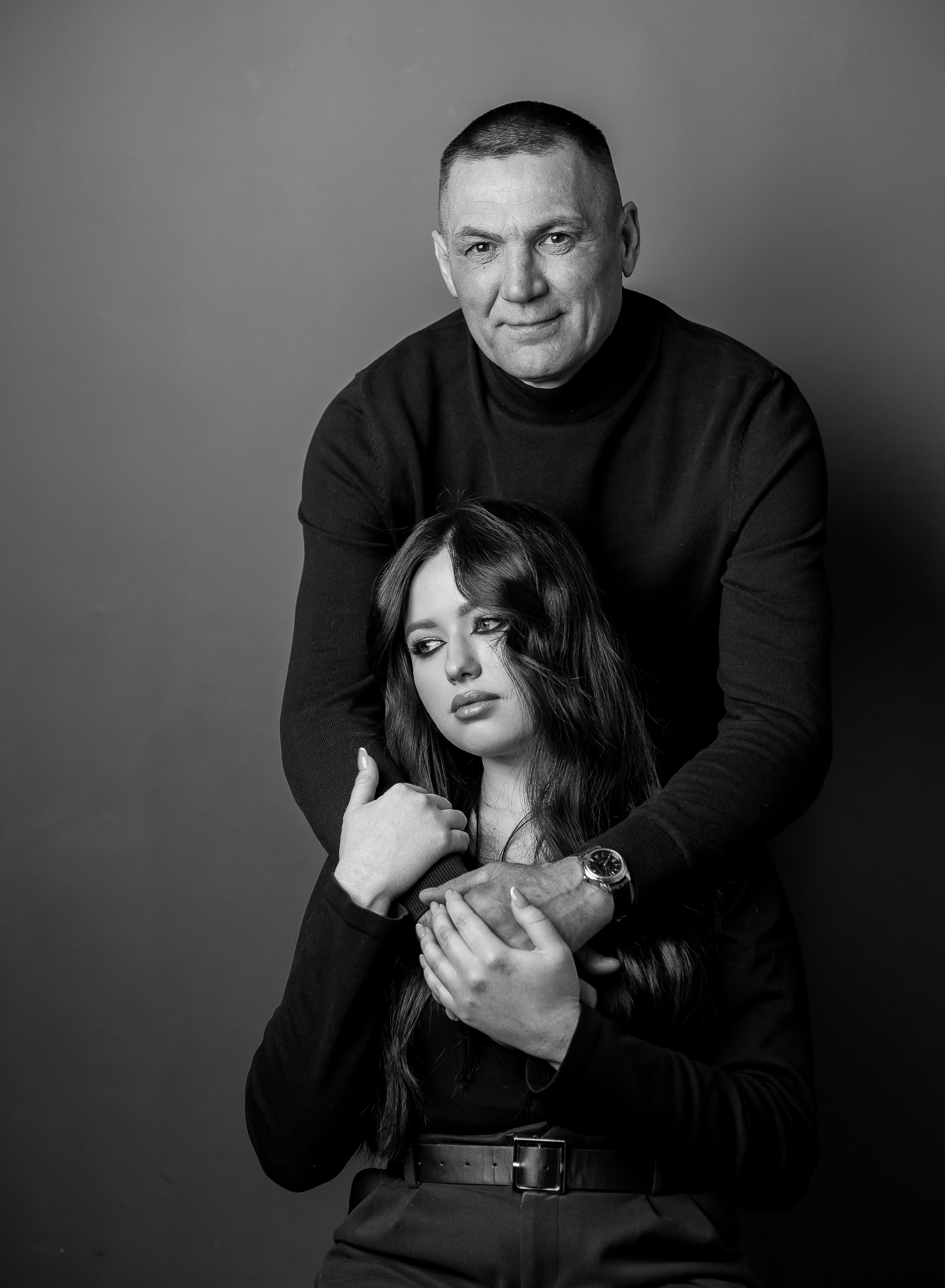 Фотосессия дочери и отца. Фотограф Мария Новоселова. Сургут