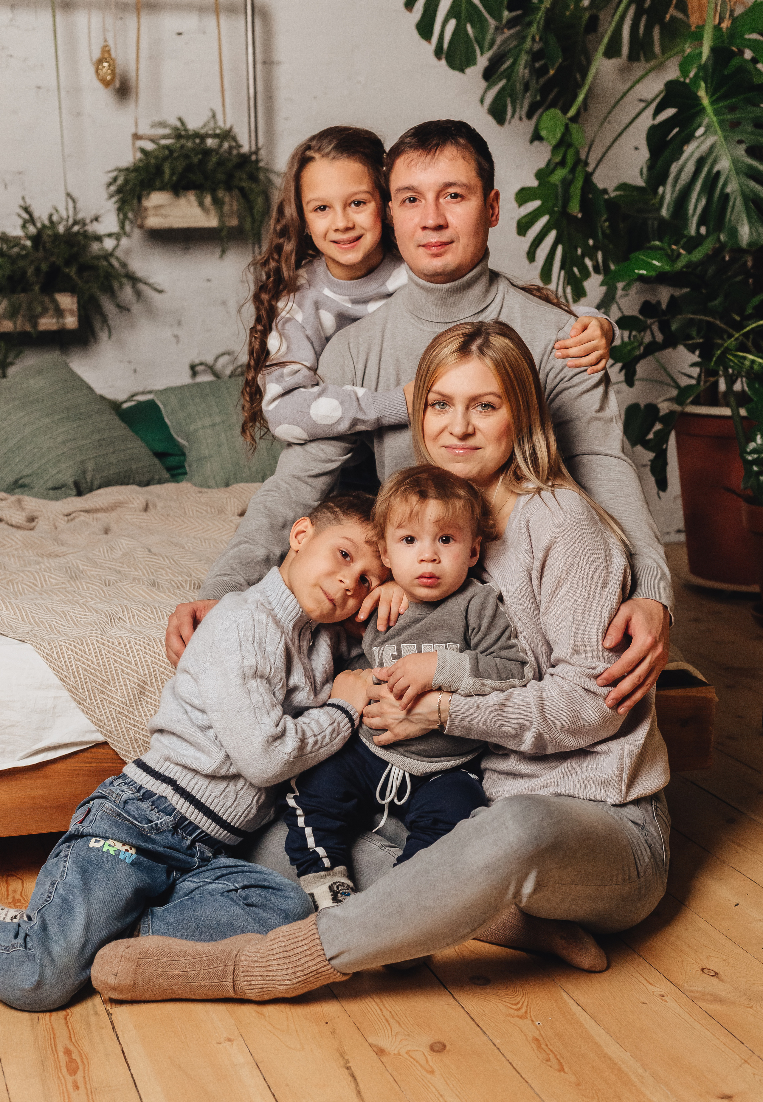 Семья. Фотосессия к Новому Году. Фотограф Мария Новоселова. Сургут