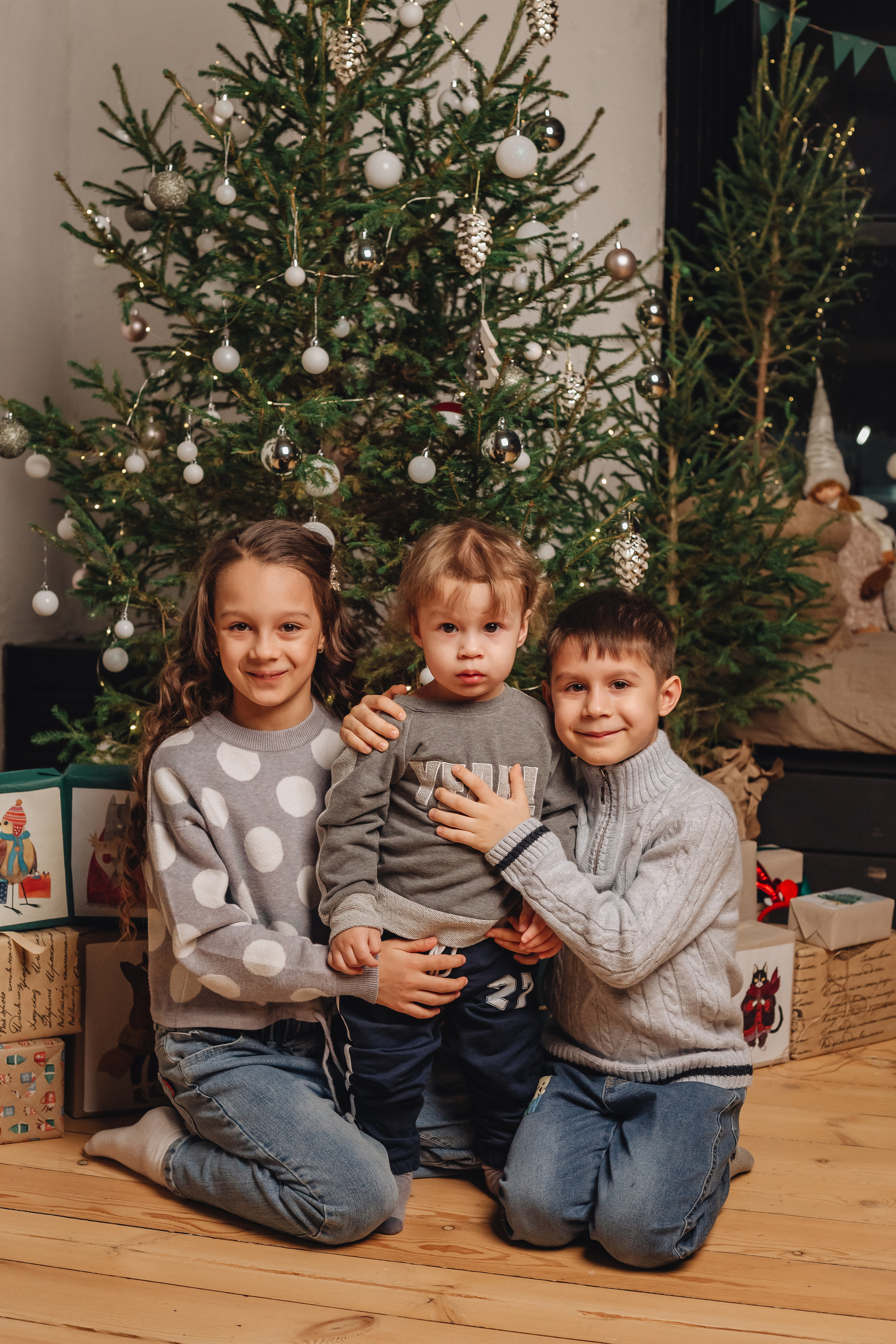 Семья. Фотосессия к Новому Году. Фотограф Мария Новоселова. Сургут