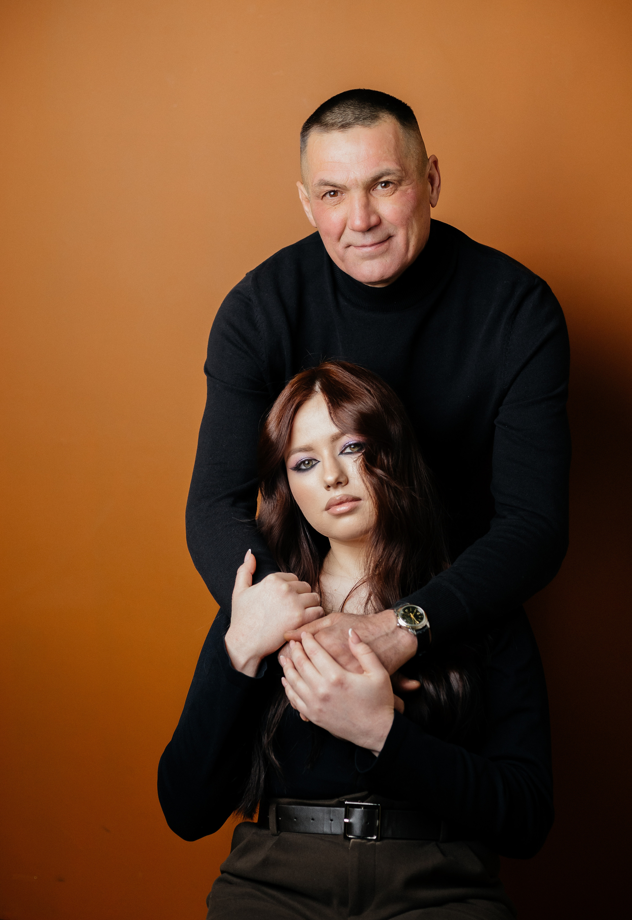 Фотосессия дочери и отца. Фотограф Мария Новоселова. Сургут