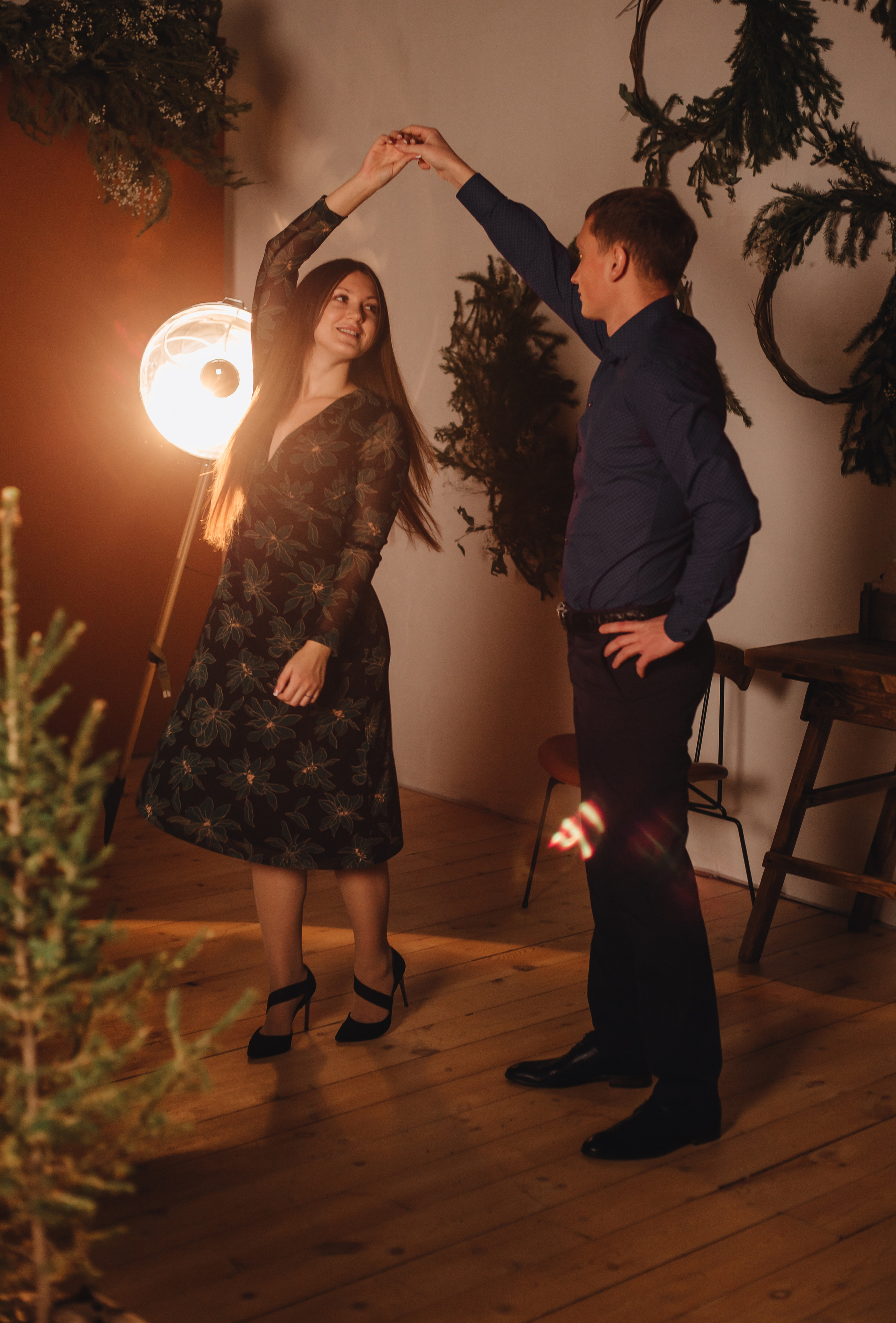 Владимир и Инна. Фотосессия к Новому году. Фотограф Мария Новоселова. Сургут