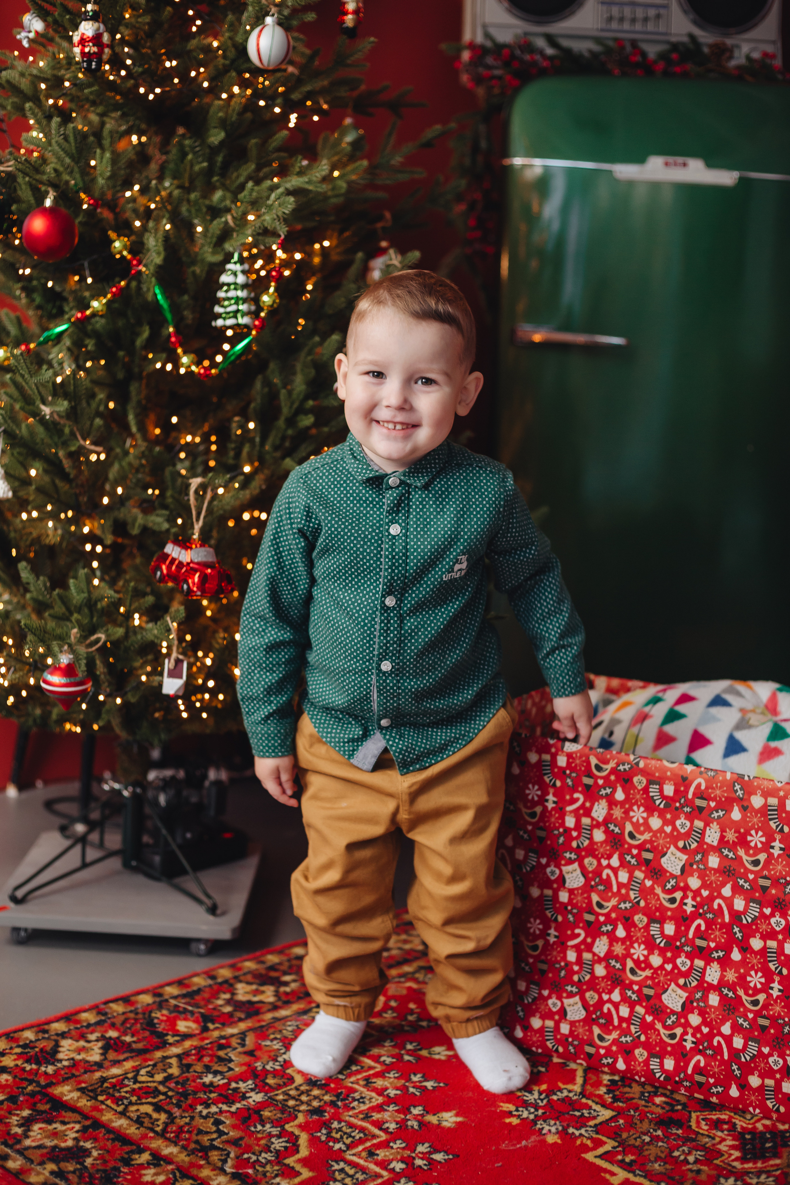 Новогодняя семейная фотосессия. Фотограф Мария Новоселова. Сургут