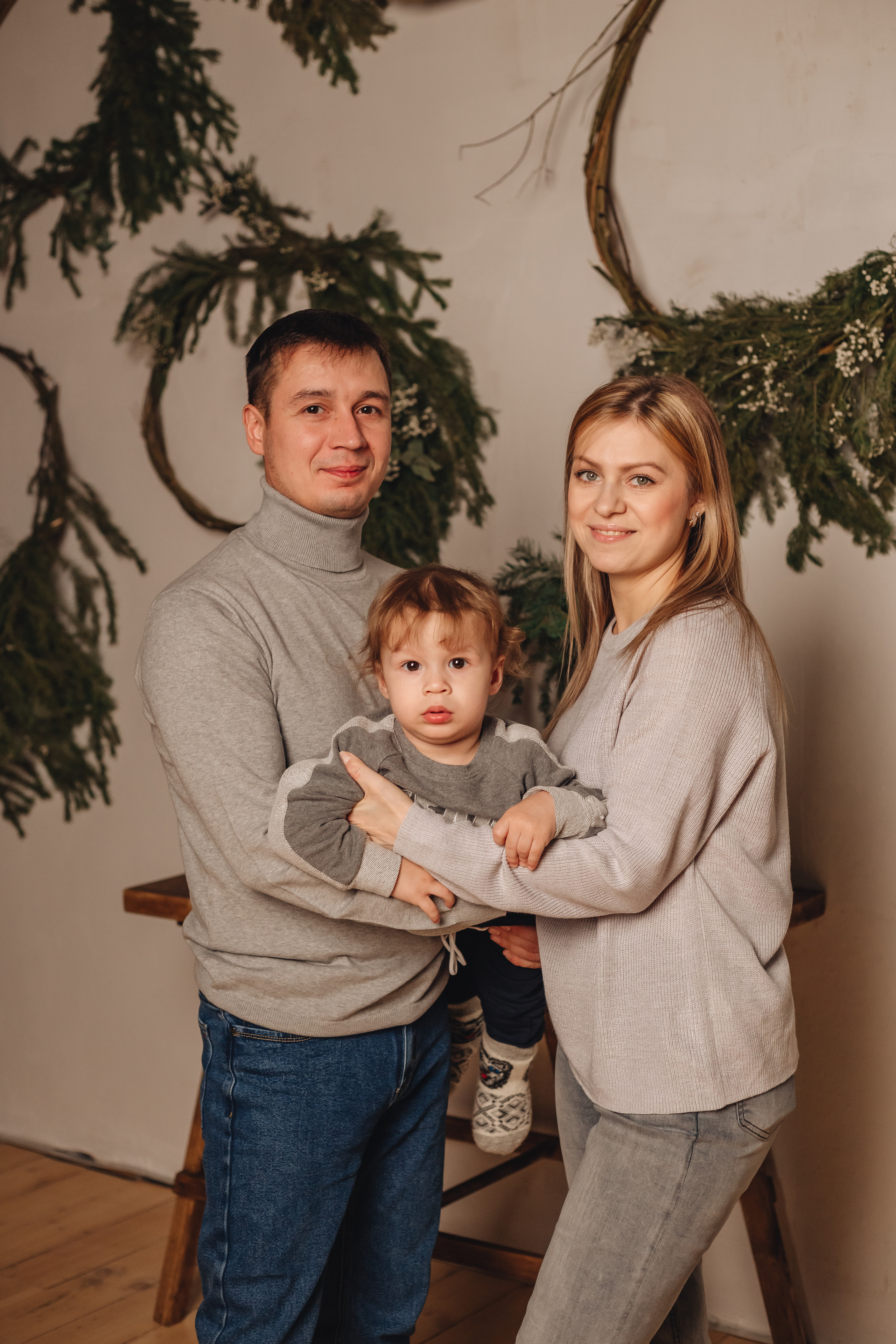 Семья. Фотосессия к Новому Году. Фотограф Мария Новоселова. Сургут