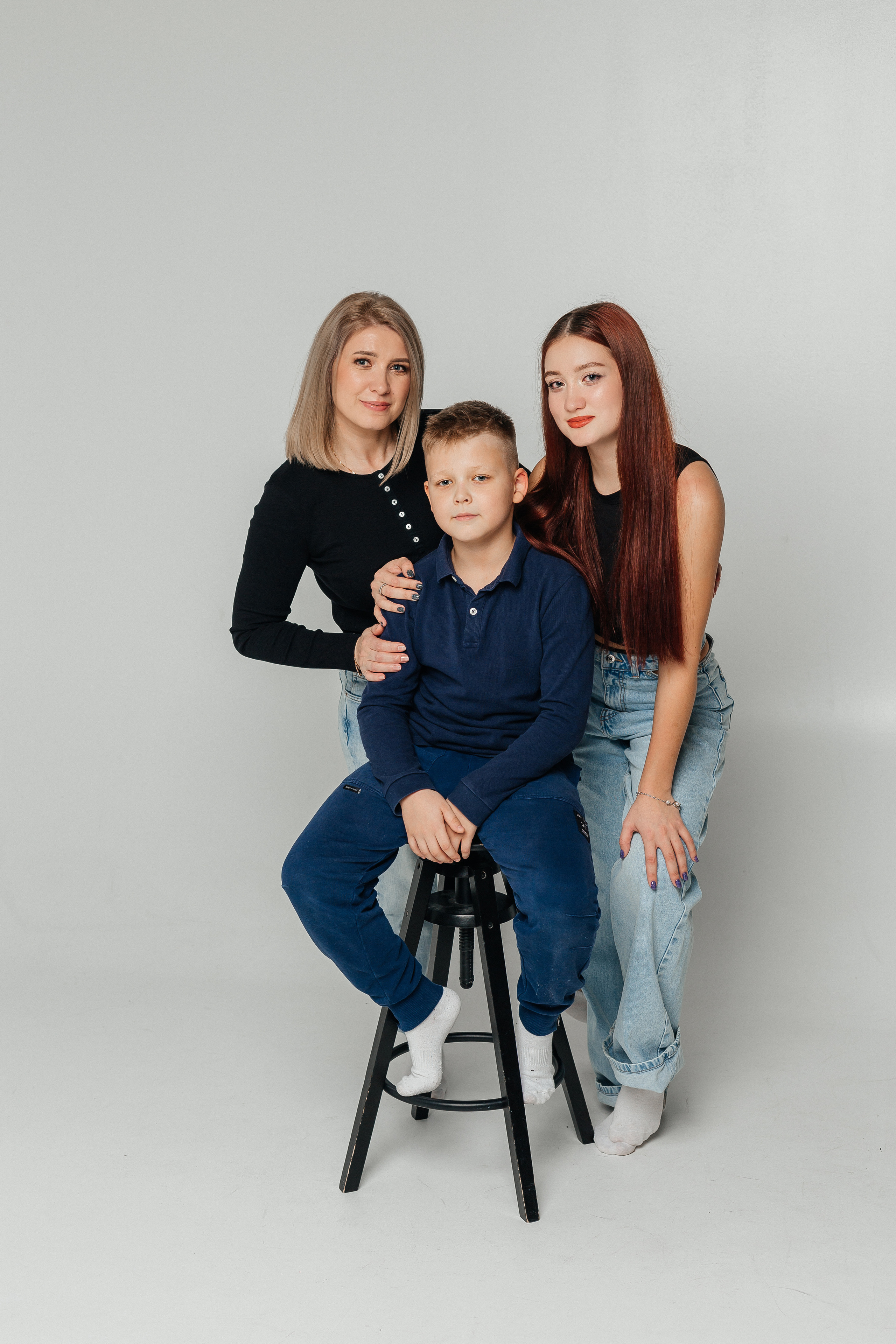 Мама и дети. Фотограф Мария Новоселова. Сургут