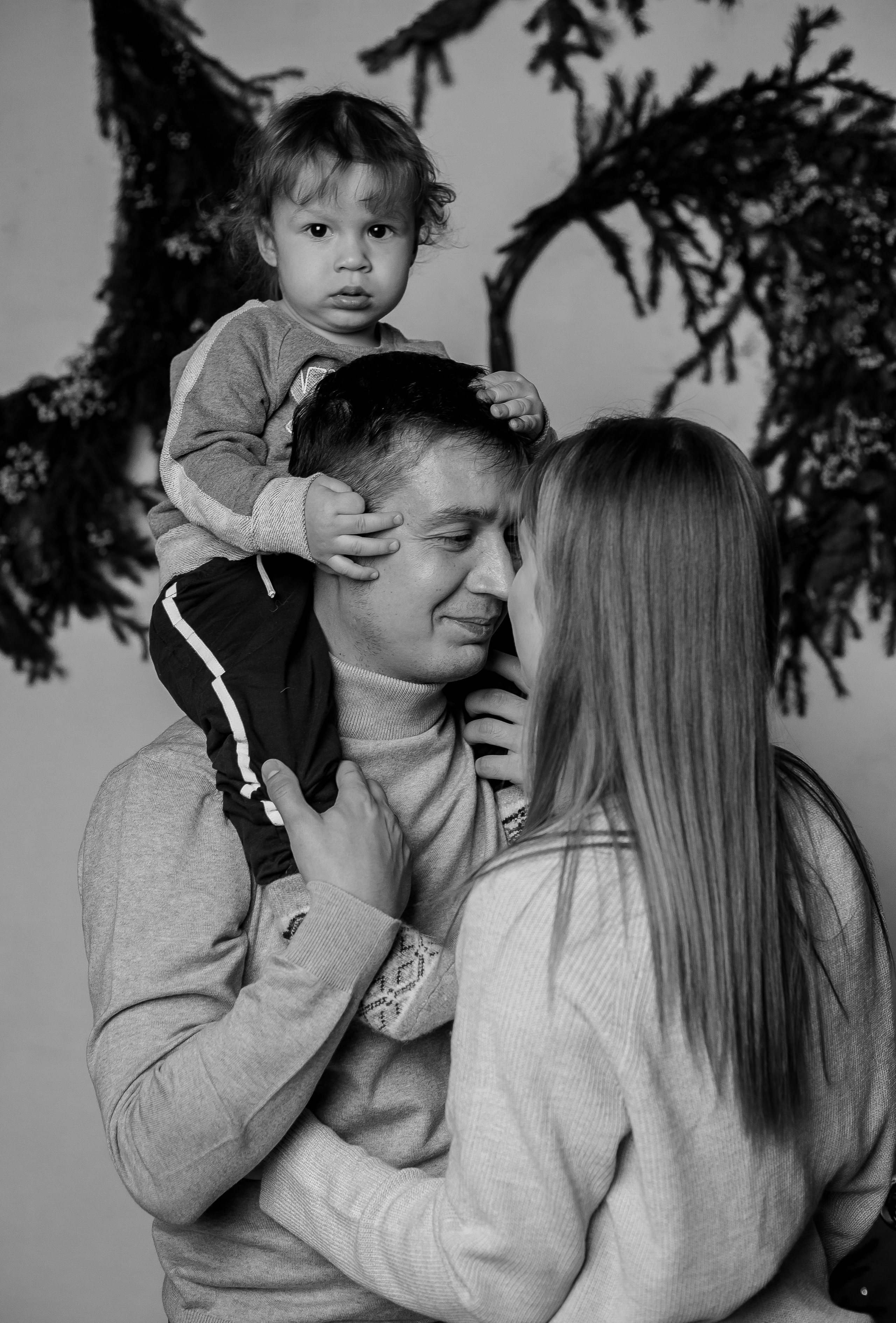 Семья. Фотосессия к Новому Году. Фотограф Мария Новоселова. Сургут