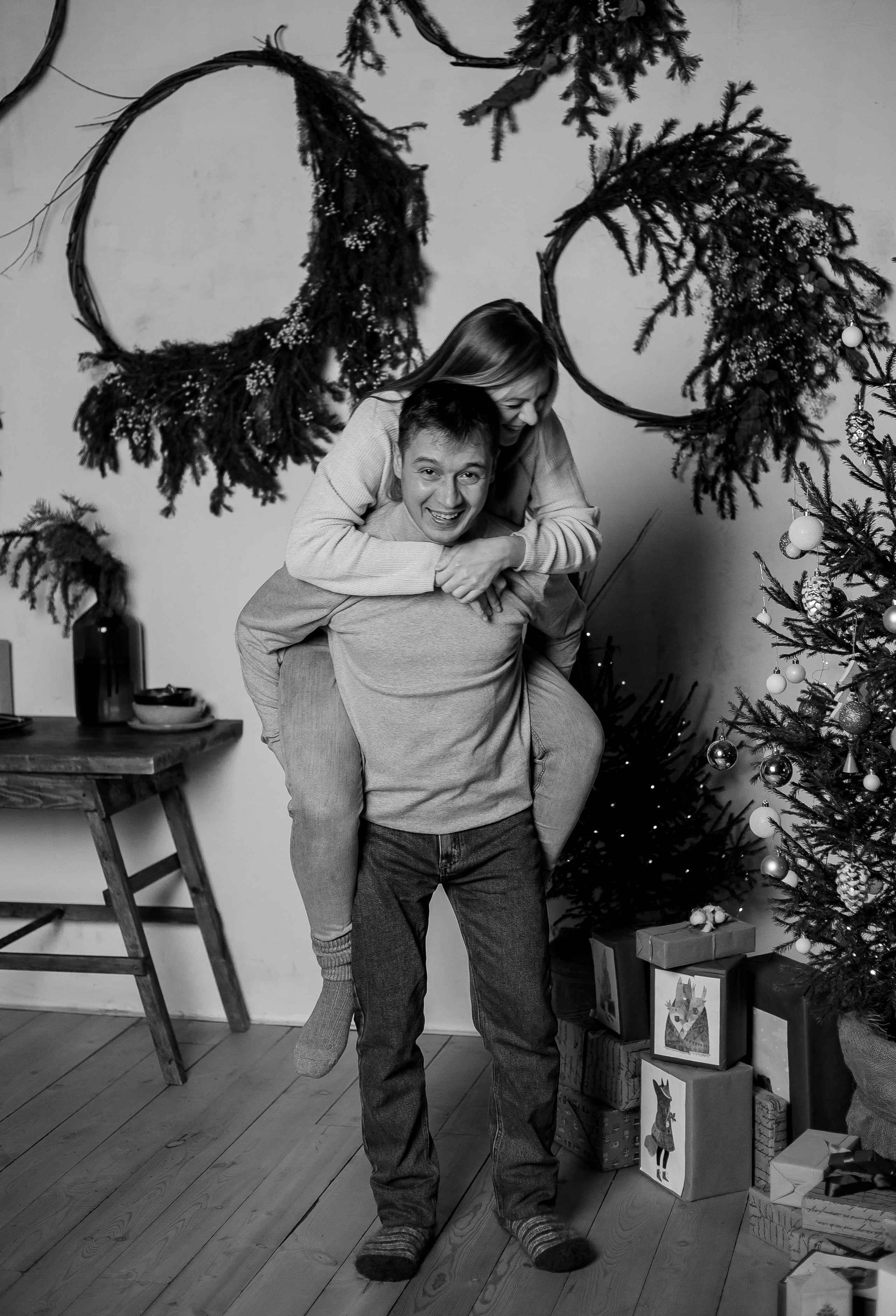 Семья. Фотосессия к Новому Году. Фотограф Мария Новоселова. Сургут