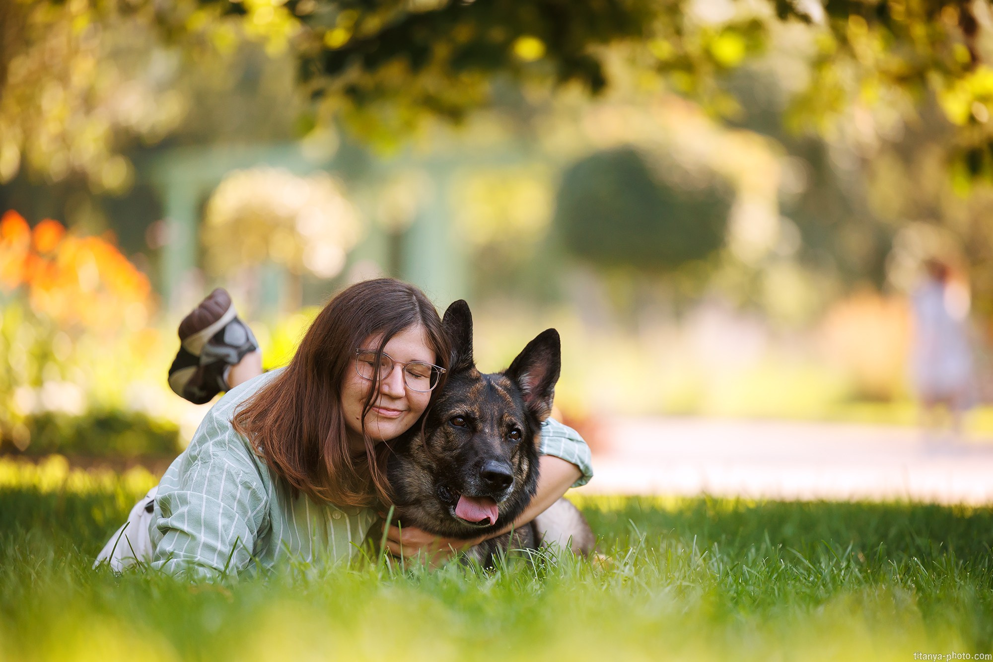Маша и Харпи. Фотограф собак, фотограф-анималист Аня Титова (Titanya). Москва