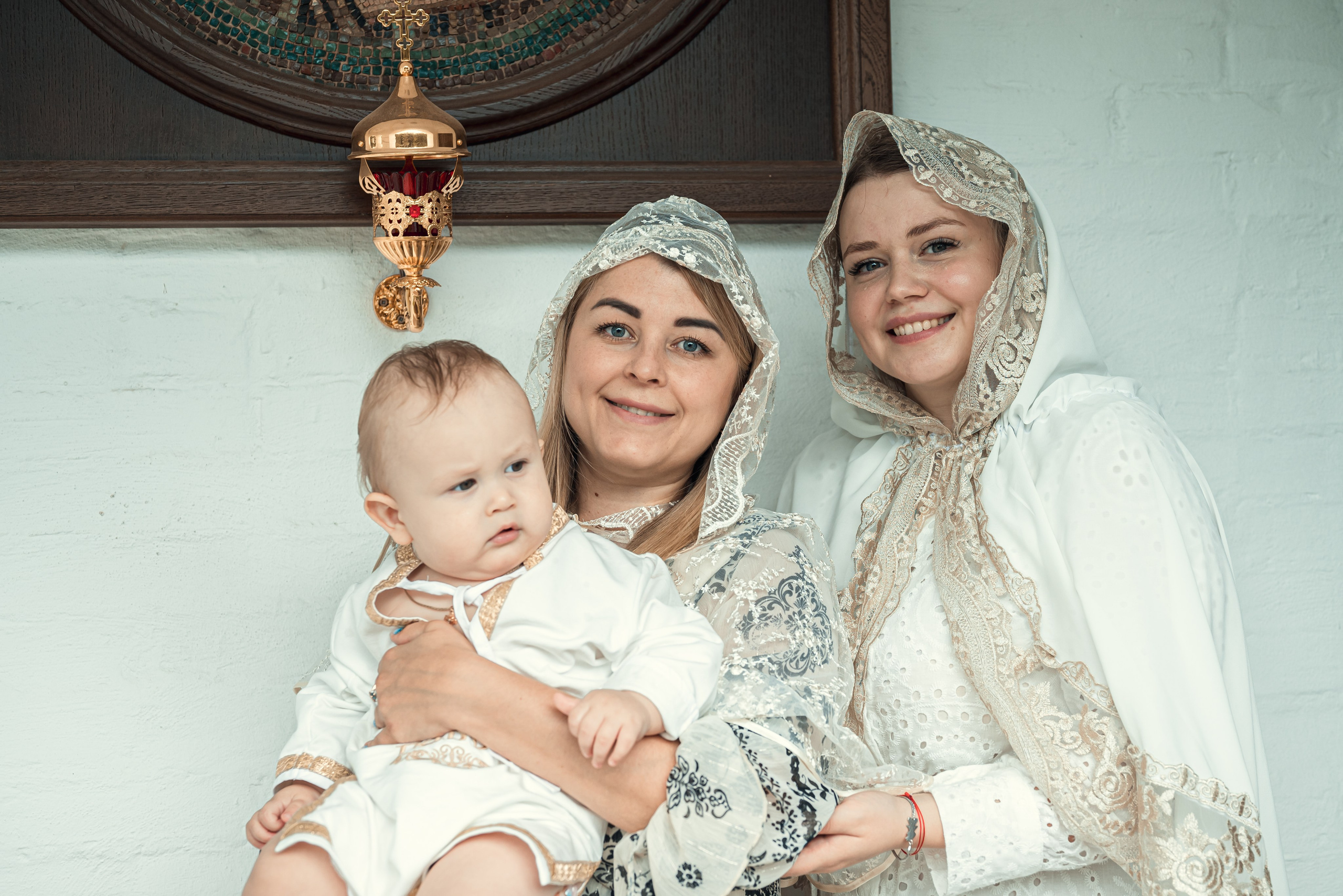 Крещение Александра. Семейный и детский фотограф Москва