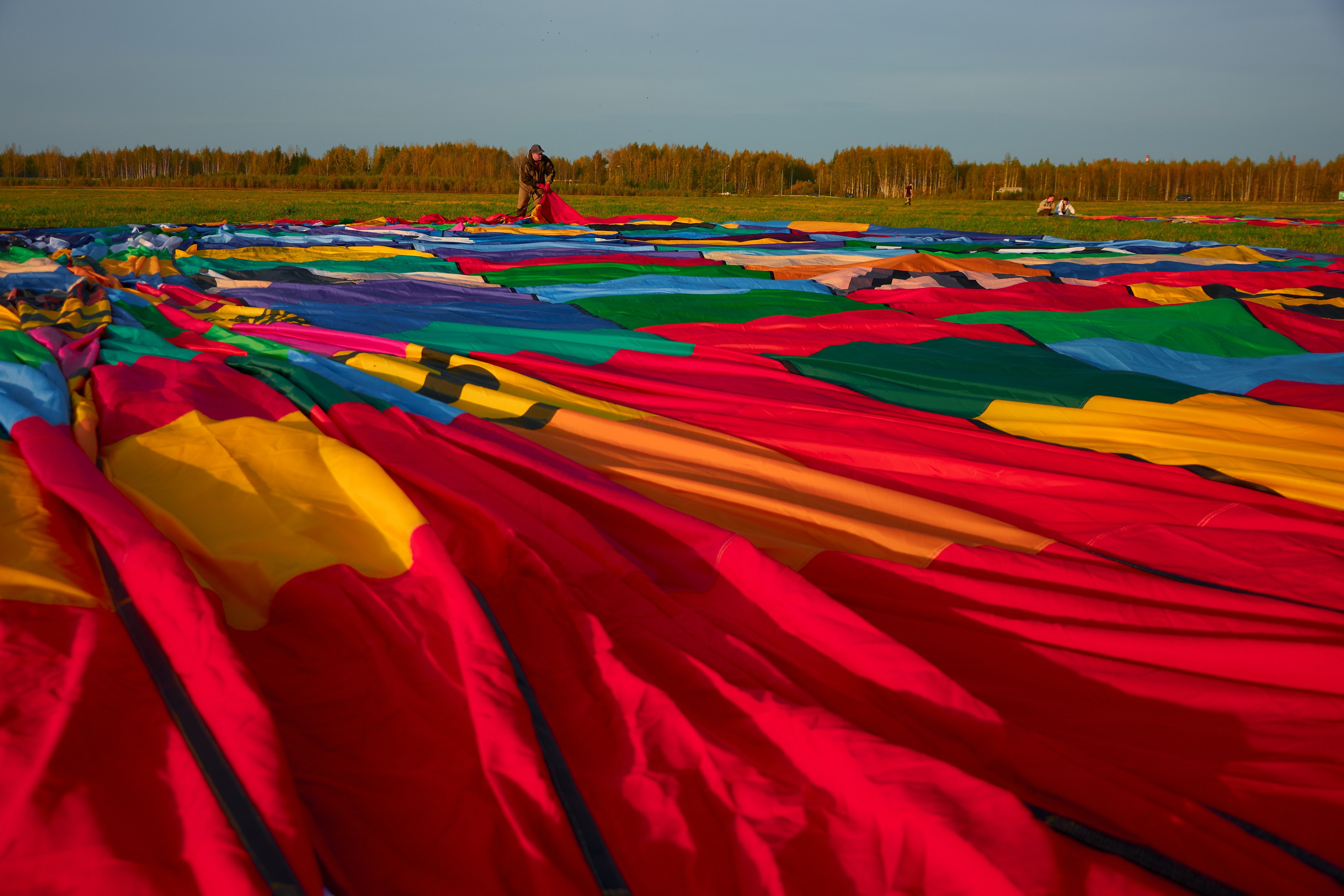 На большом воздушном шаре. Ольга Чёкотова (Фотограф Кострома)