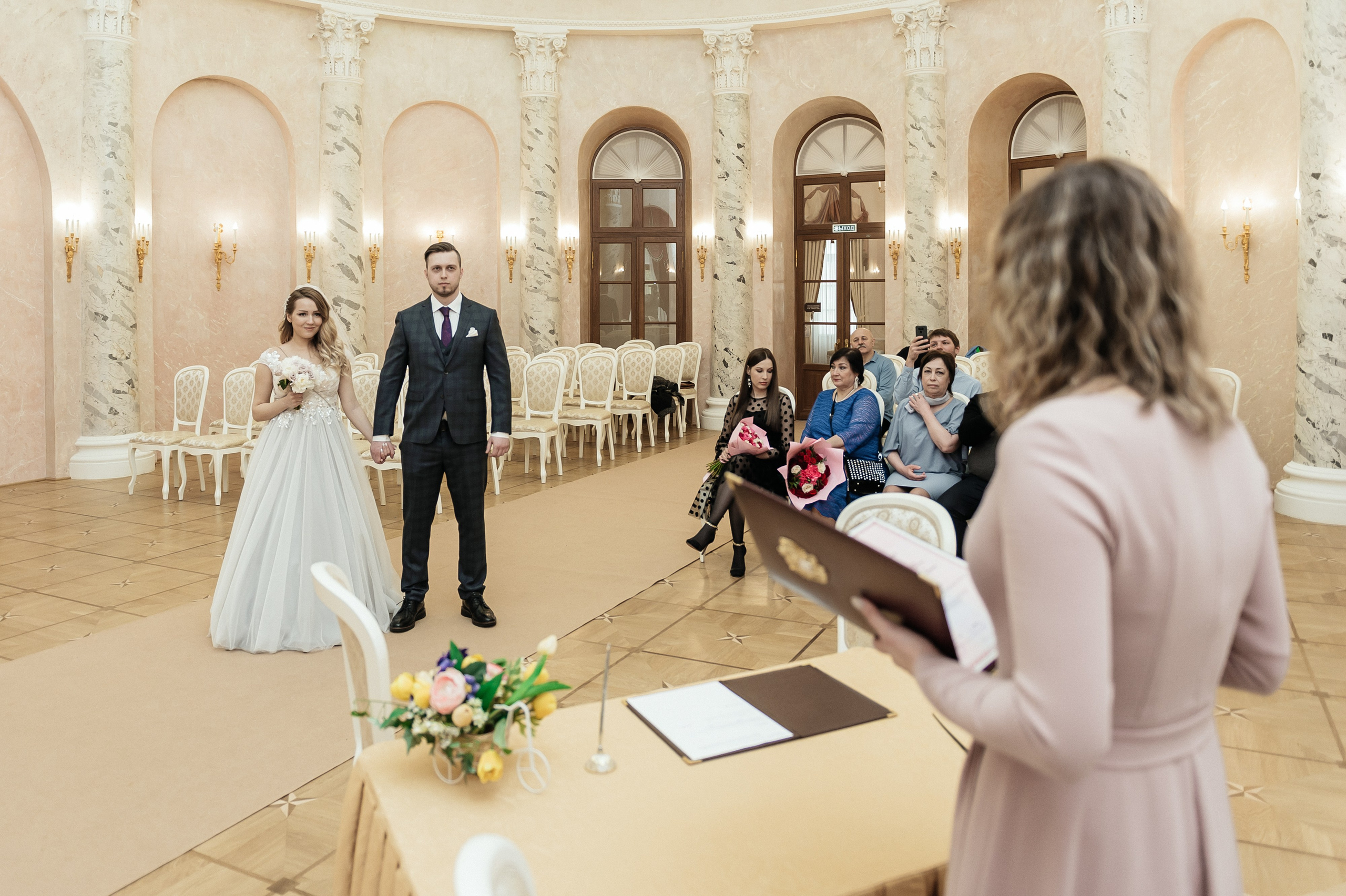 Регистрация брака и свадебная фотосессия в музее-заповеднике Остафьево. Свадебный фотограф Москва — Сергей и Татьяна