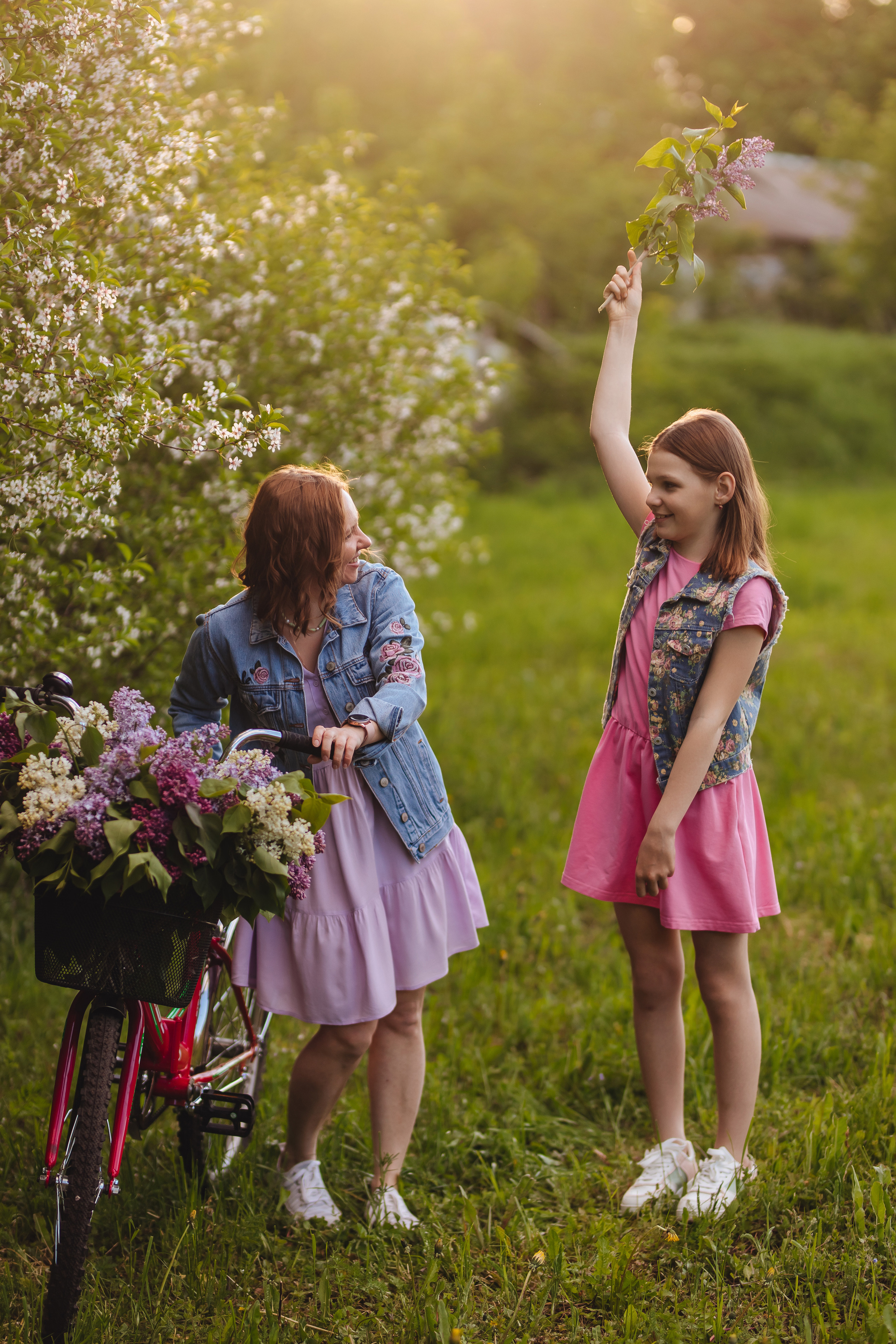 На закате в деревне. Свадебный и семейный фотограф в Туле и области Маша Костина