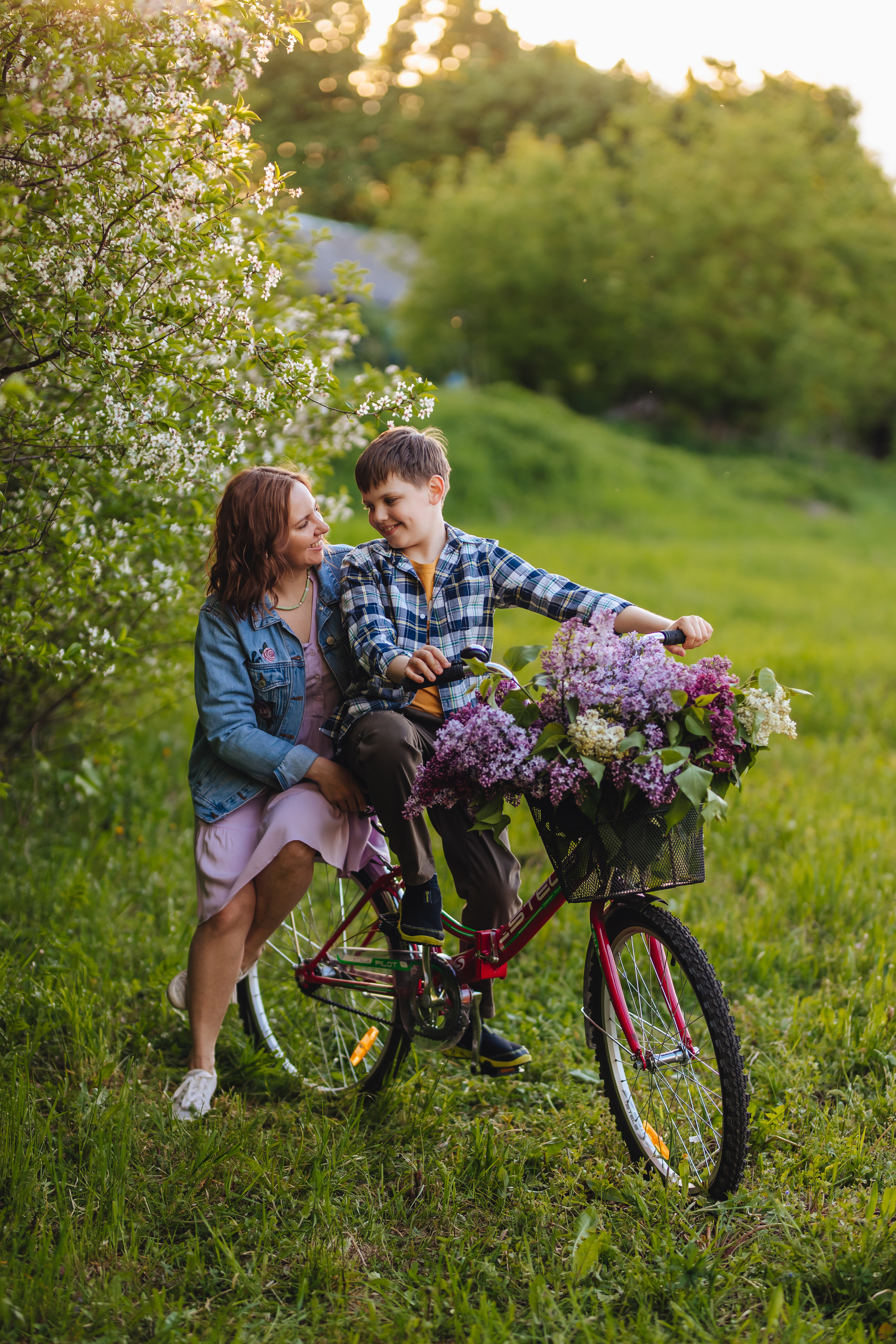 На закате в деревне. Свадебный и семейный фотограф в Туле и области Маша Костина