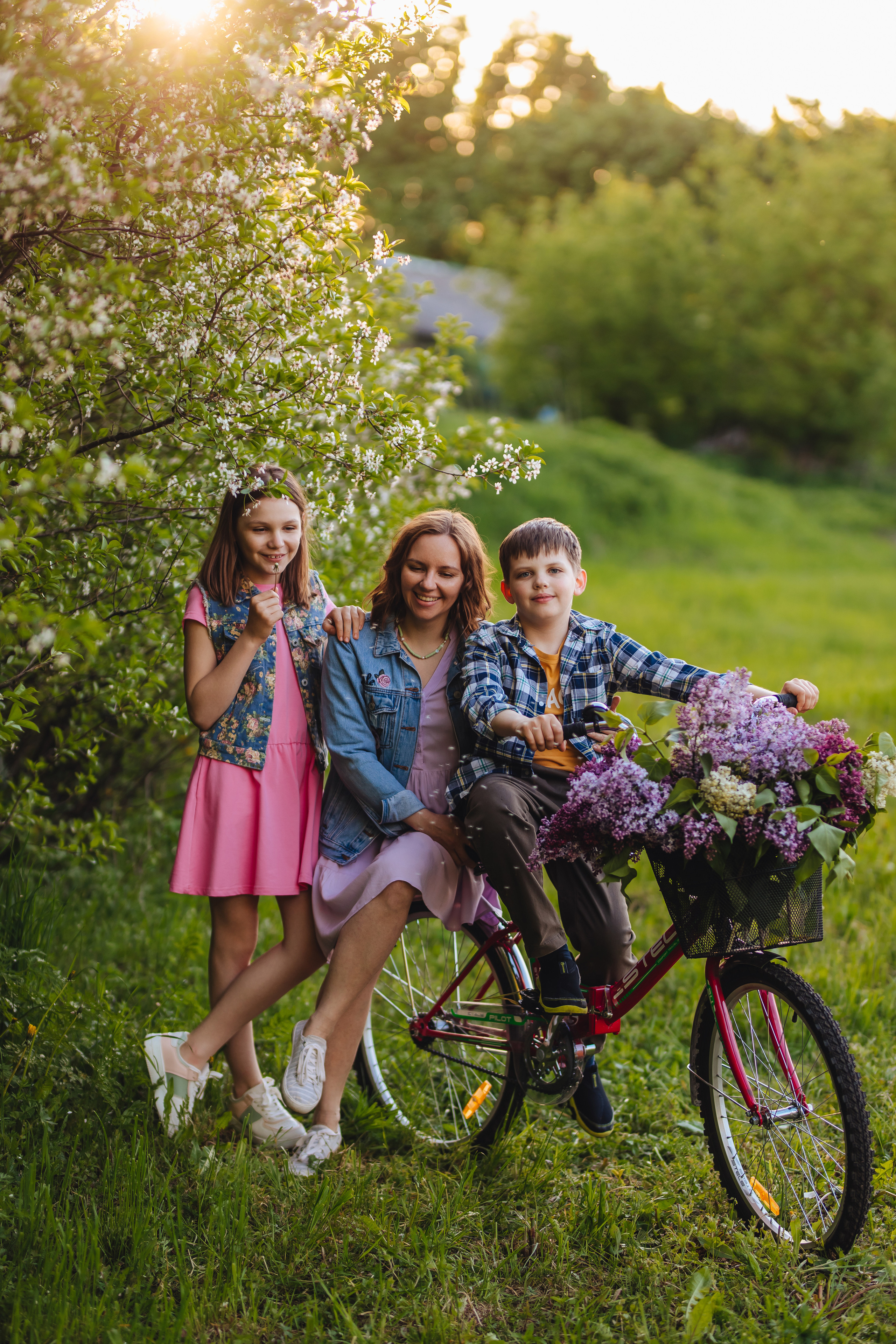 На закате в деревне. Свадебный и семейный фотограф в Туле и области Маша Костина